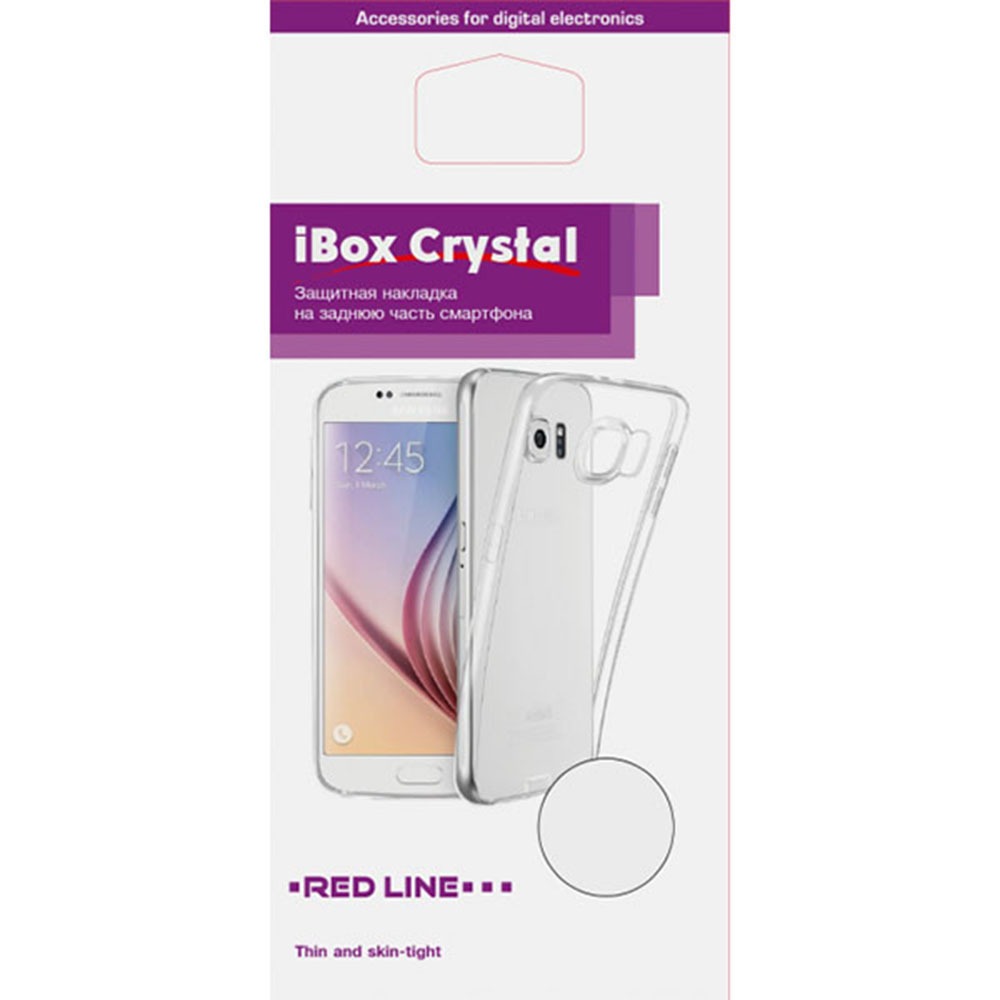 Чехол Red Line iBox Crystal для смартфона Samsung Galaxy A02s, прозрачный