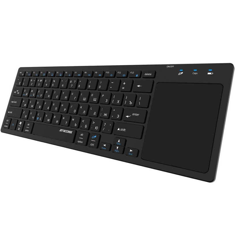 Ультратонкая bluetooth-клавиатура JET.A с аккумулятором SLIM LINE K6 BT черная