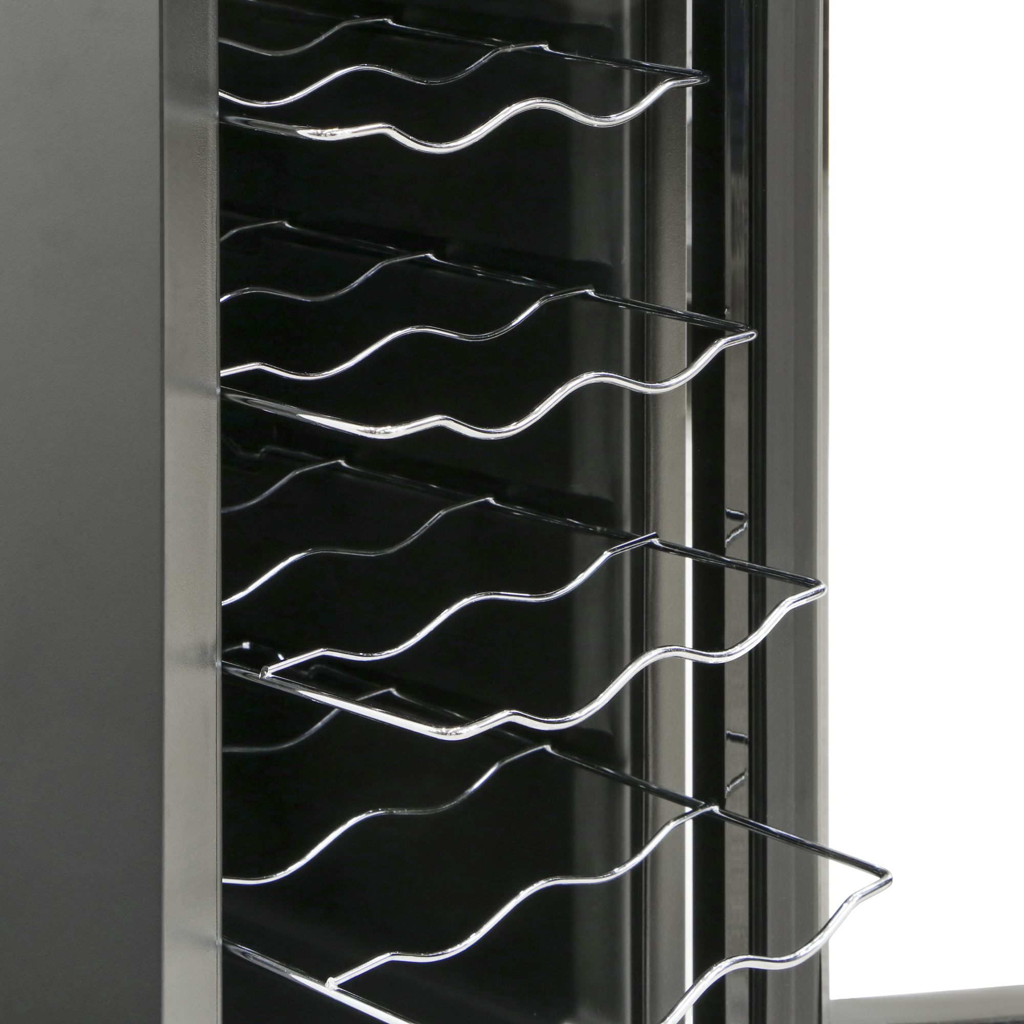 Шкаф винный Yehos на 12 бутылок, цвет черный - фото 4
