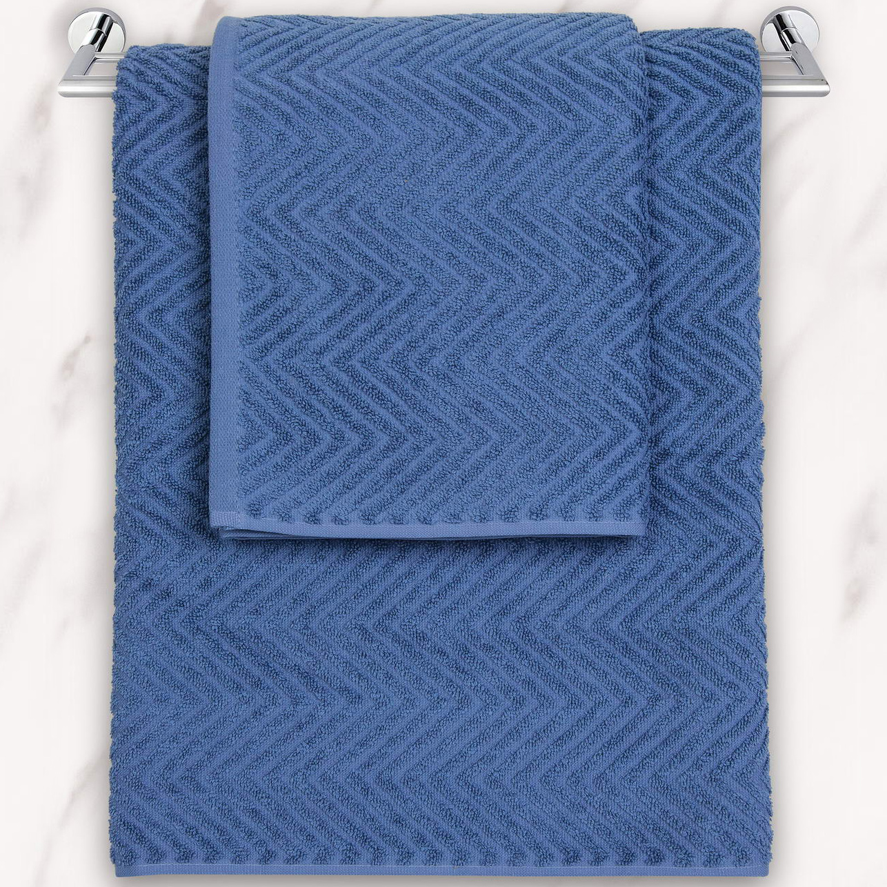 фото Полотенце sofi de marko victoria синие 70х140 см