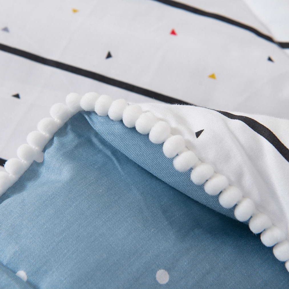фото Комплект постельного белья sofi de marko микки с одеялом голубой детский