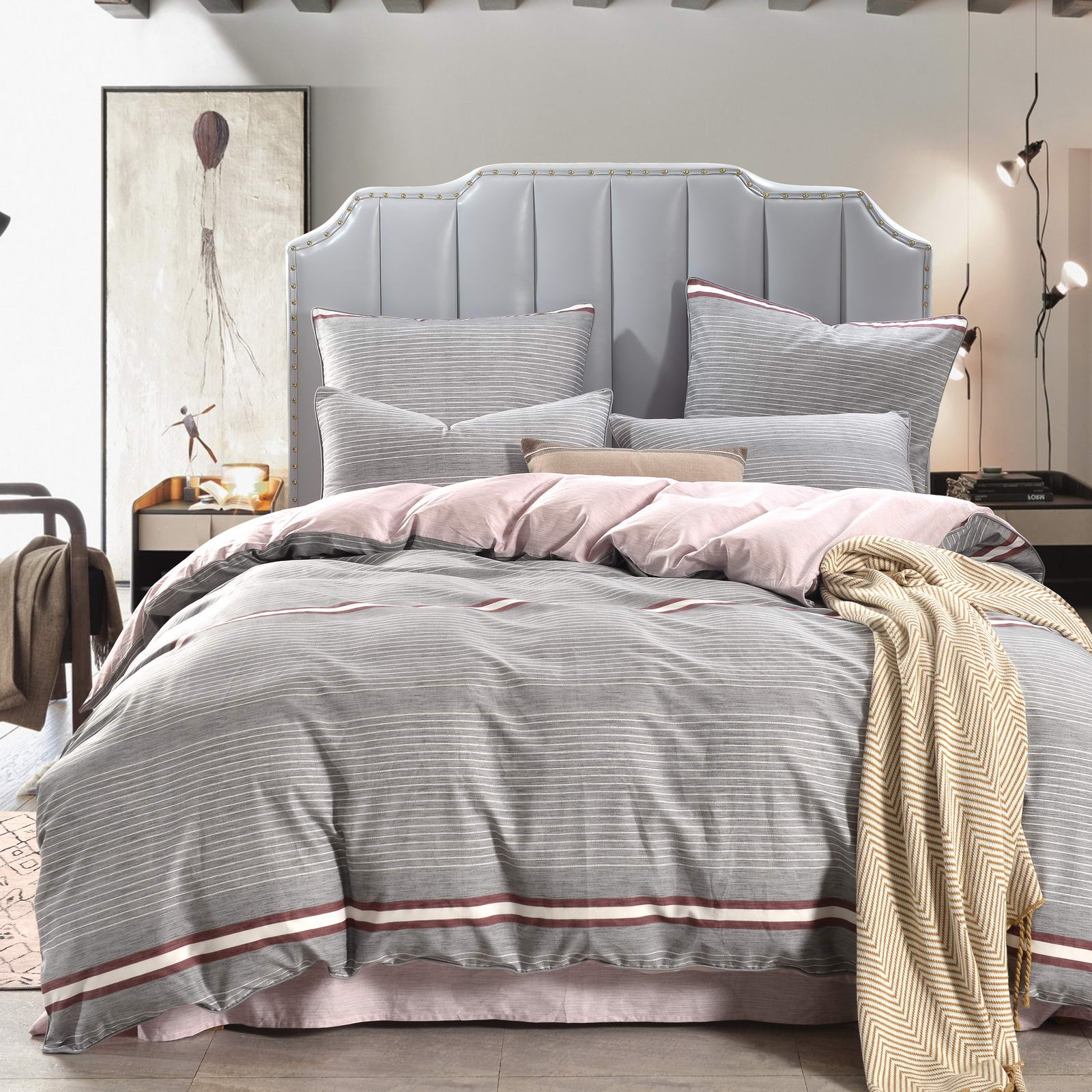 Комплект постельного белья Sofi De Marko Морти Полутороспальный, цвет розовый, размер Полуторный - фото 1