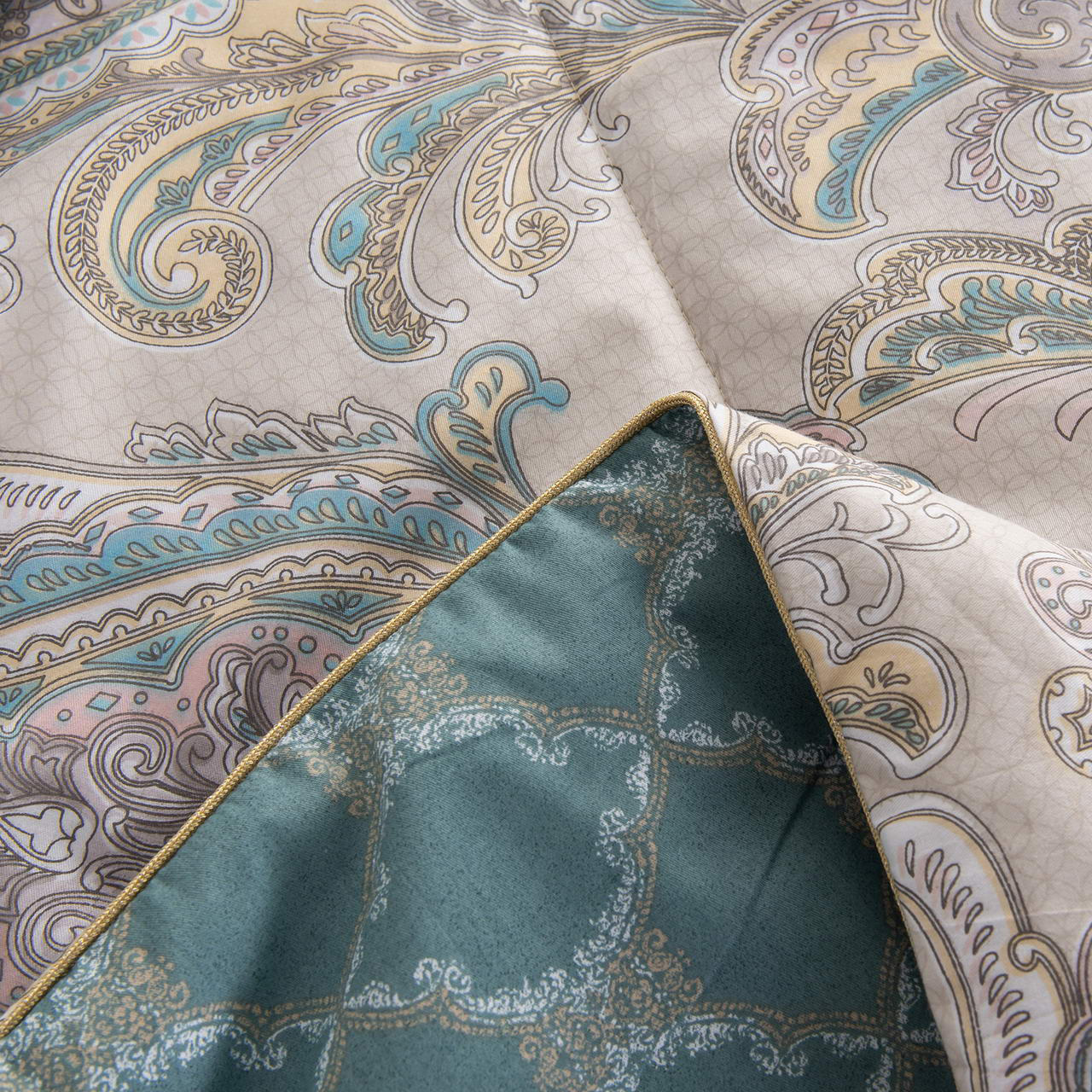 Комплект постельного белья Sofi De Marko Ришелье №7 с одеялом Евро, цвет мультиколор, размер Евро - фото 4