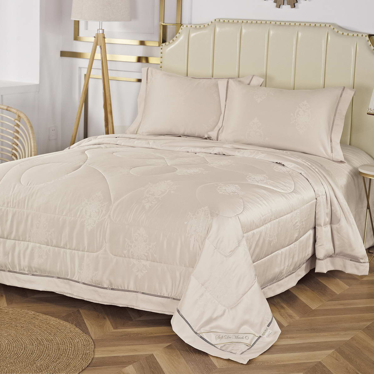 фото Комплект постельного белья sofi de marko кармен №2 с одеялом семейный/дуэт