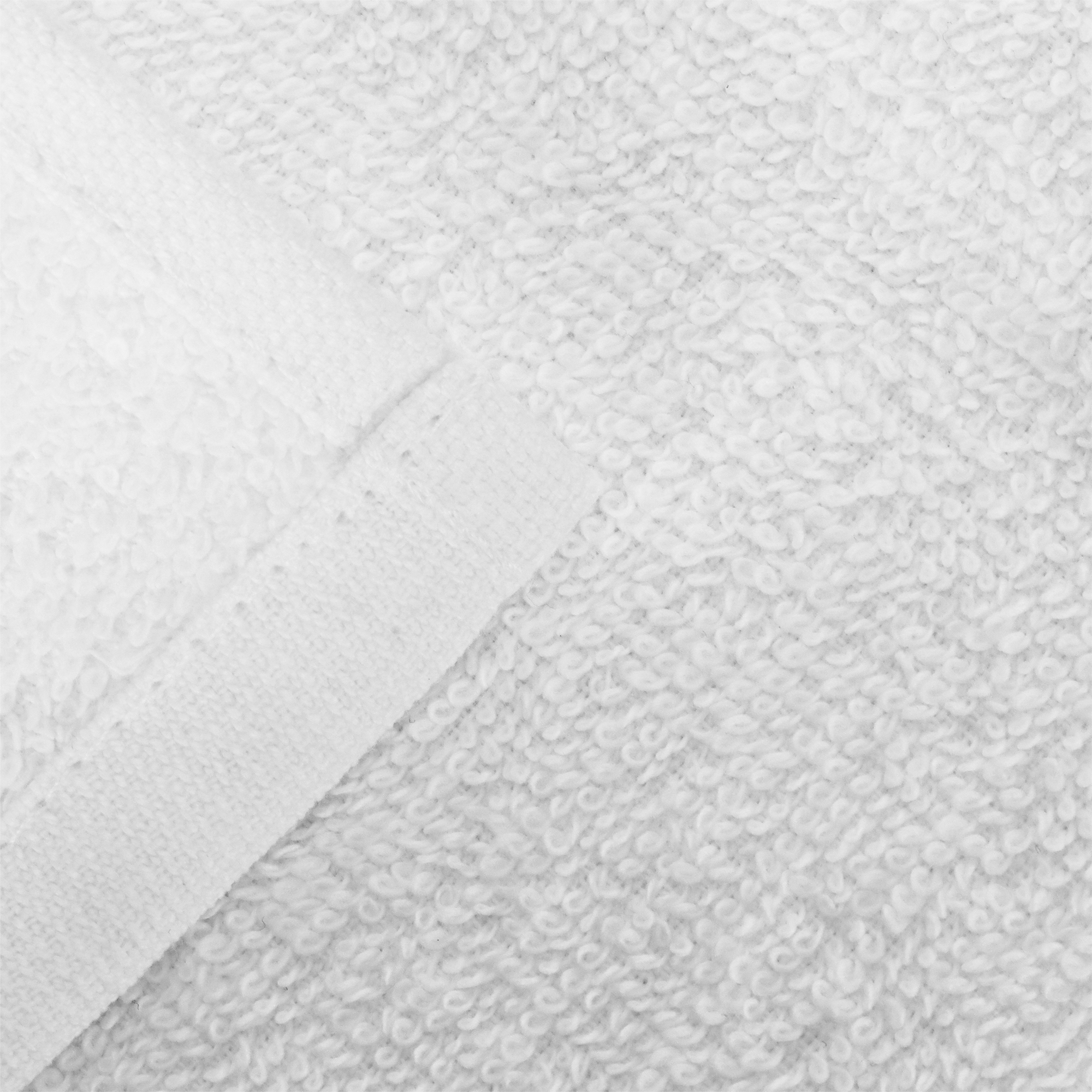 фото Полотенце махровое bahar белое 30х30 см
