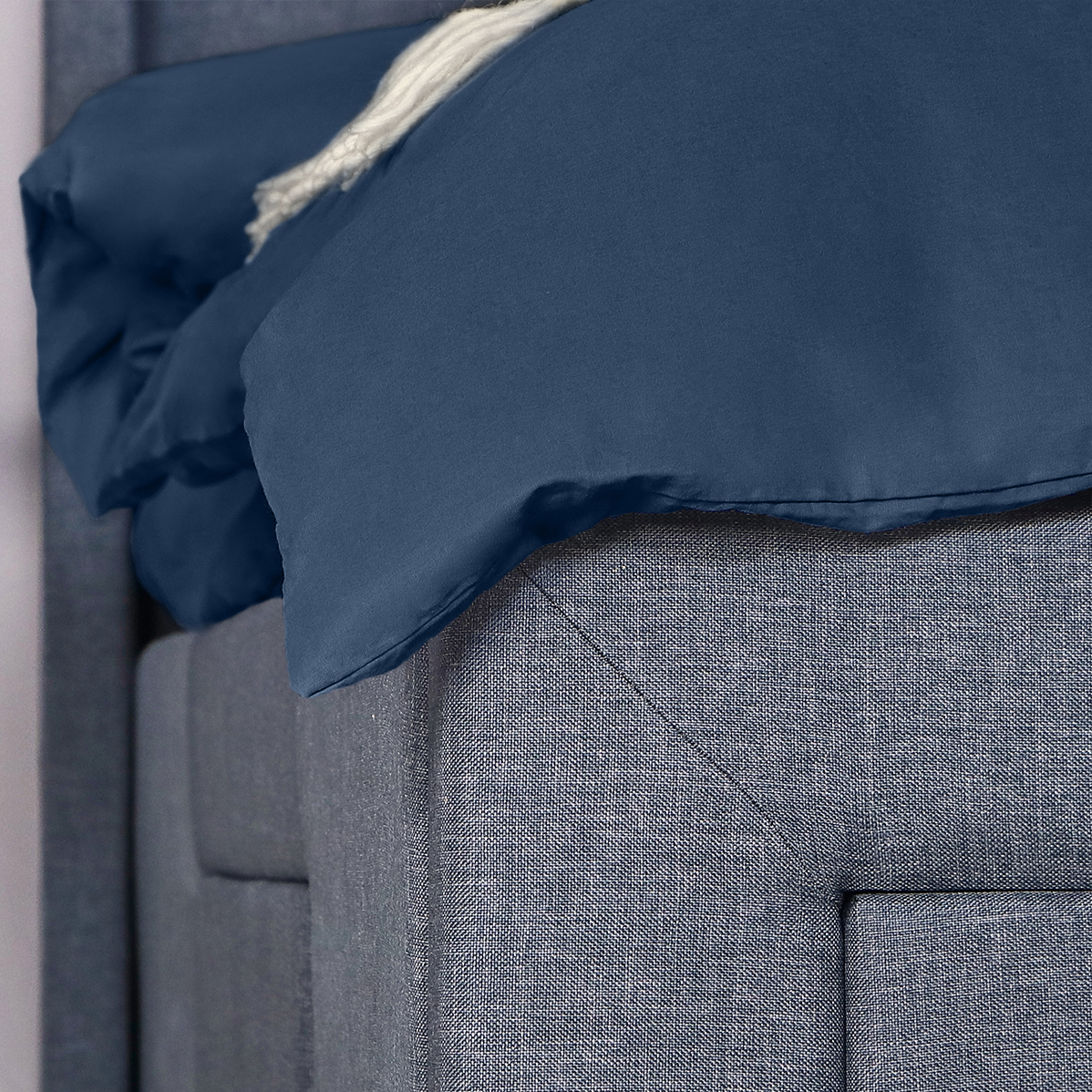 Комплект постельного белья Bahar Синий Полуторный, размер Полуторный - фото 6