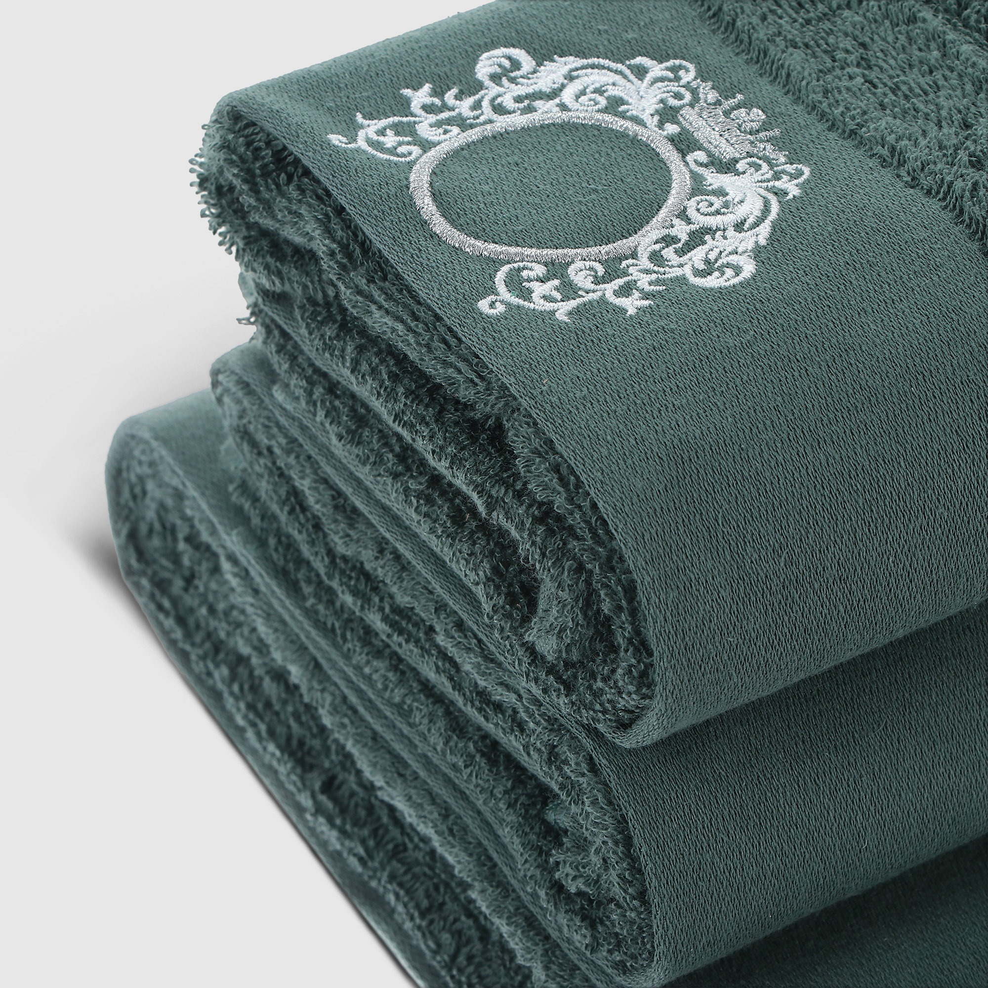 фото Набор полотенец asil royal зелёных из 3 предметов