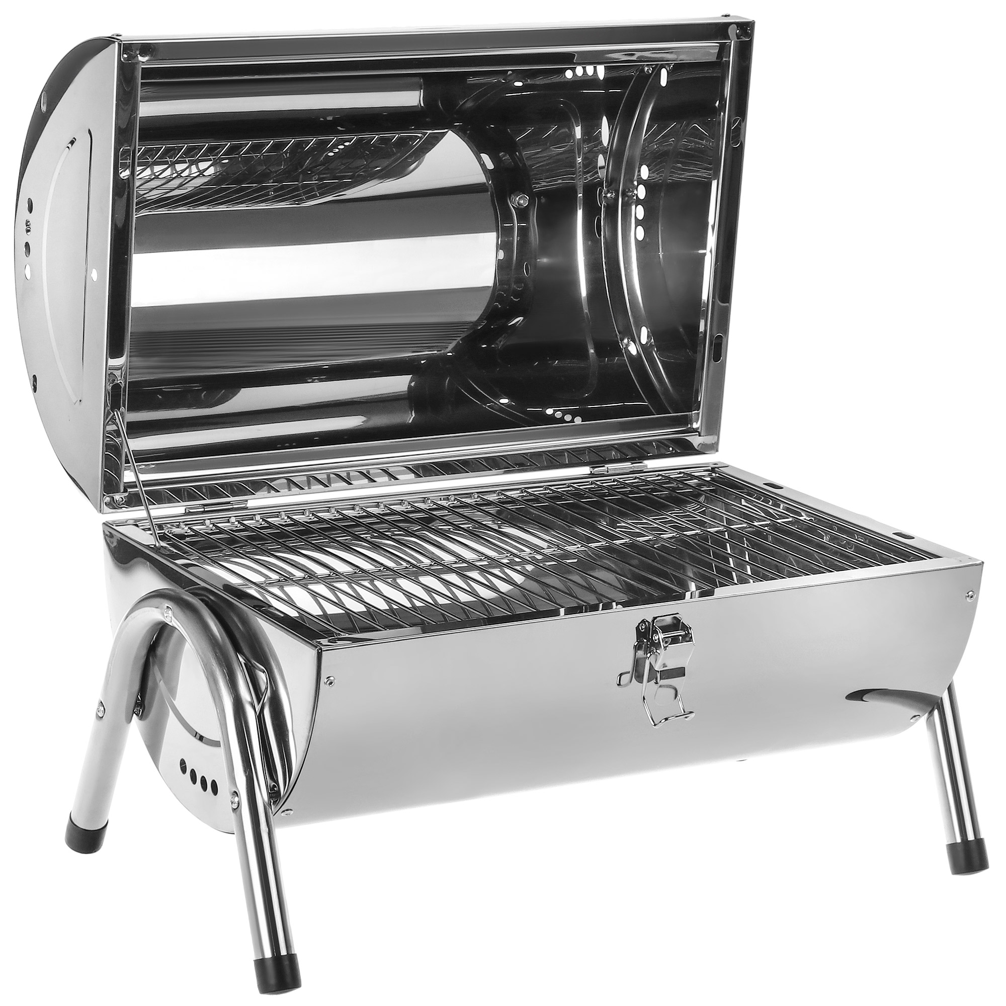 Гриль садовый Koopman bbq 41х29х37,5 см, цвет серый - фото 2