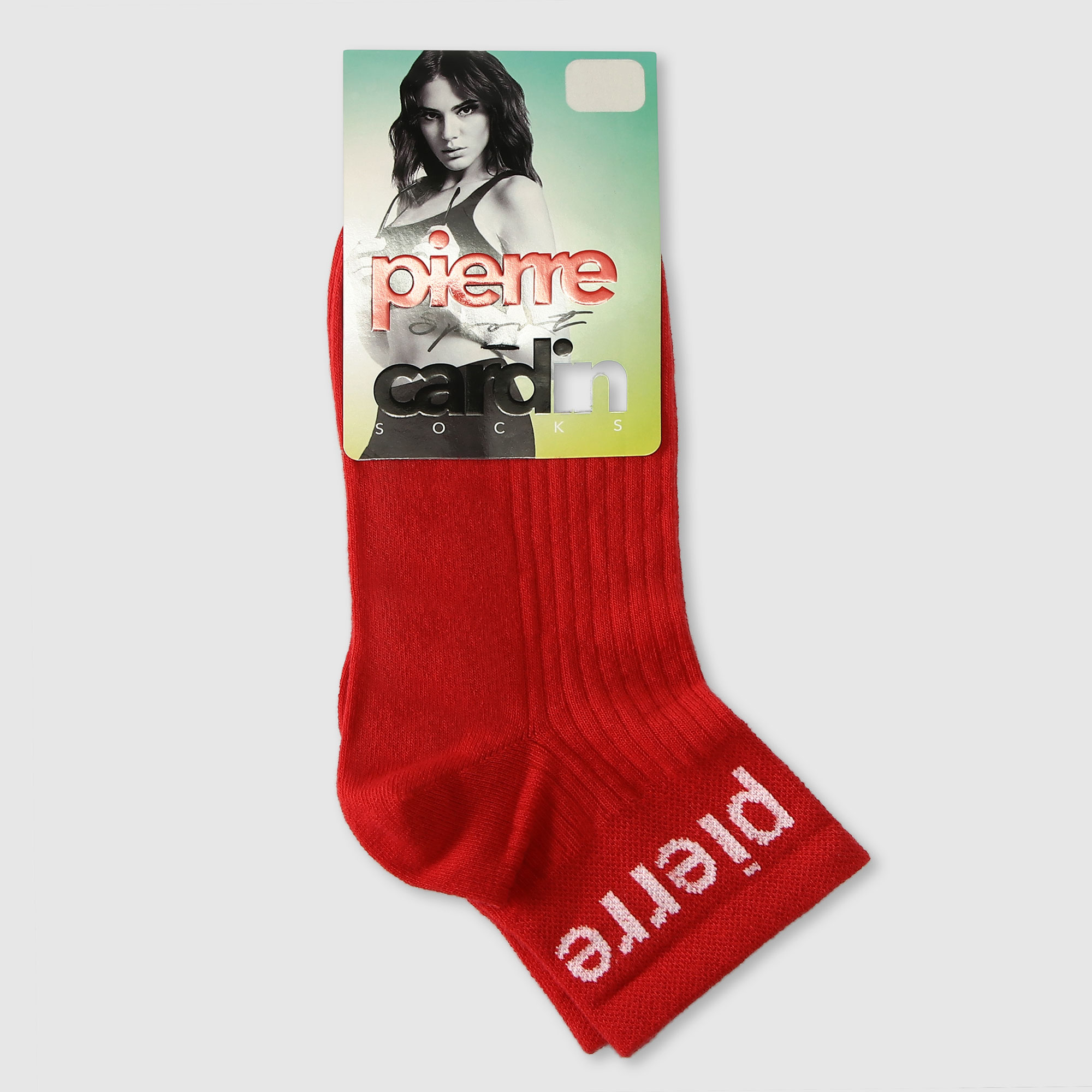 Женские носки Pierre Cardin красные (353)