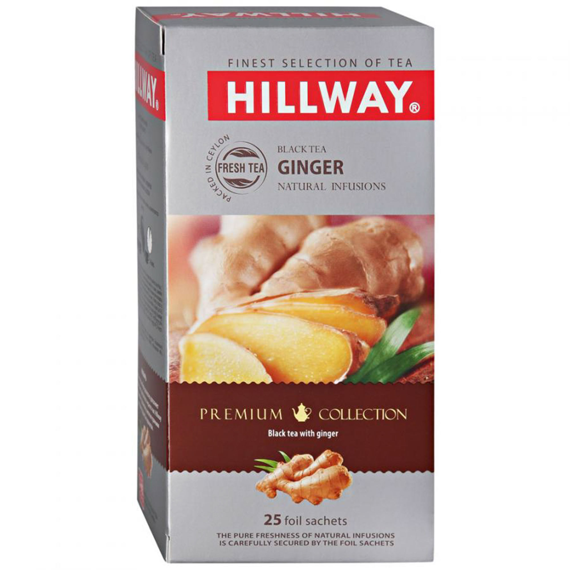 Чай черный Hillway Ginger 25х1,5 г