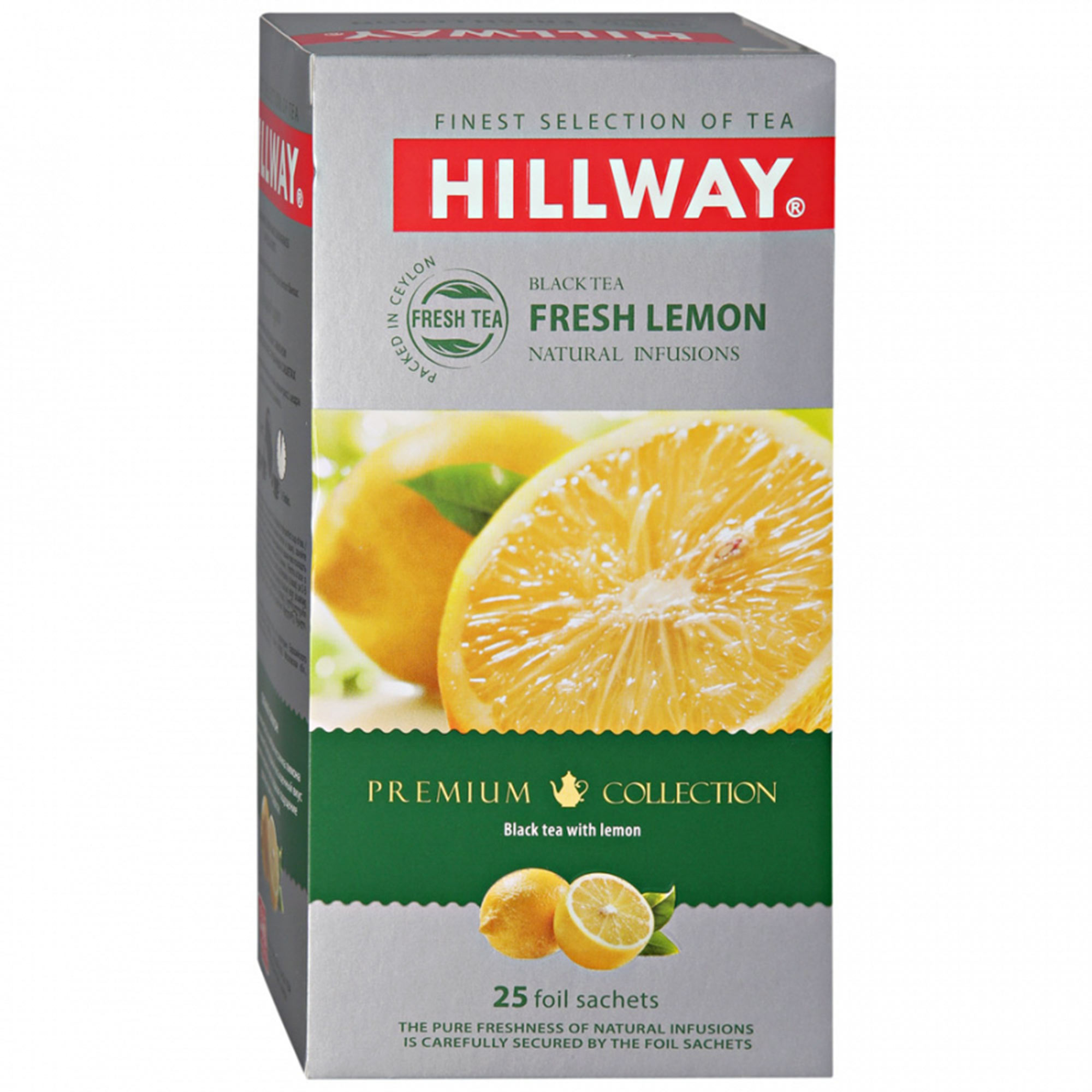 Чай черный Hillway Lemon 25х1,5 г