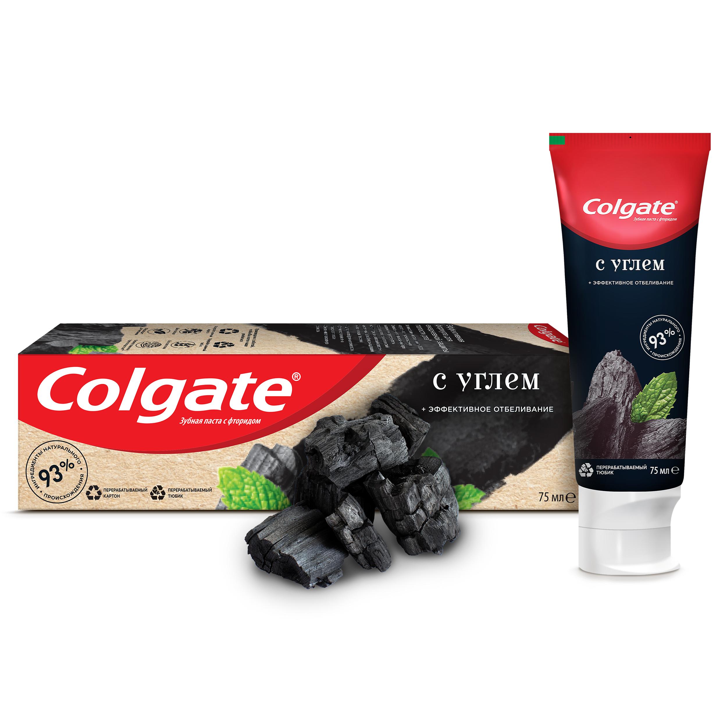 фото Паста зубная colgate натурэль уголь 75мл colgate-palmolive