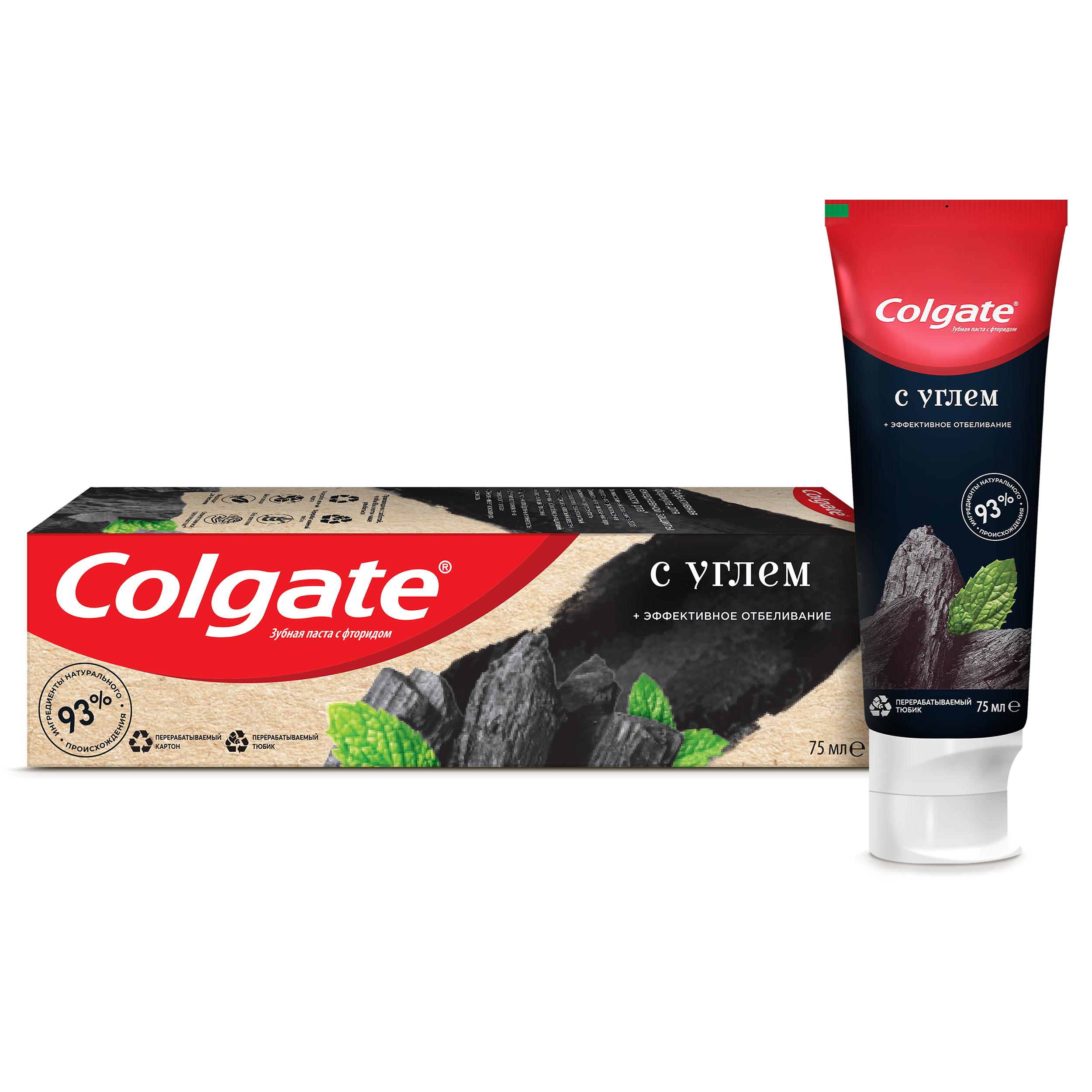 фото Паста зубная colgate натурэль уголь 75мл colgate-palmolive