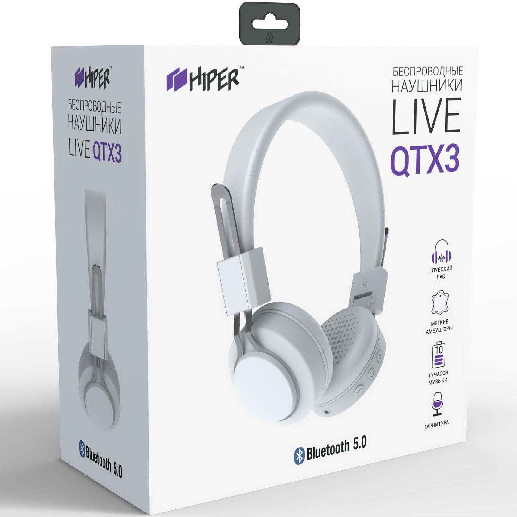 Наушники Hiper LIVE QTX3 White