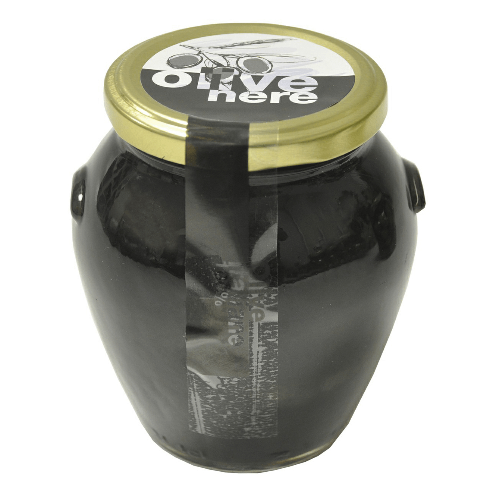 Оливки Cezoni черные гигантские с косточкой 290 г