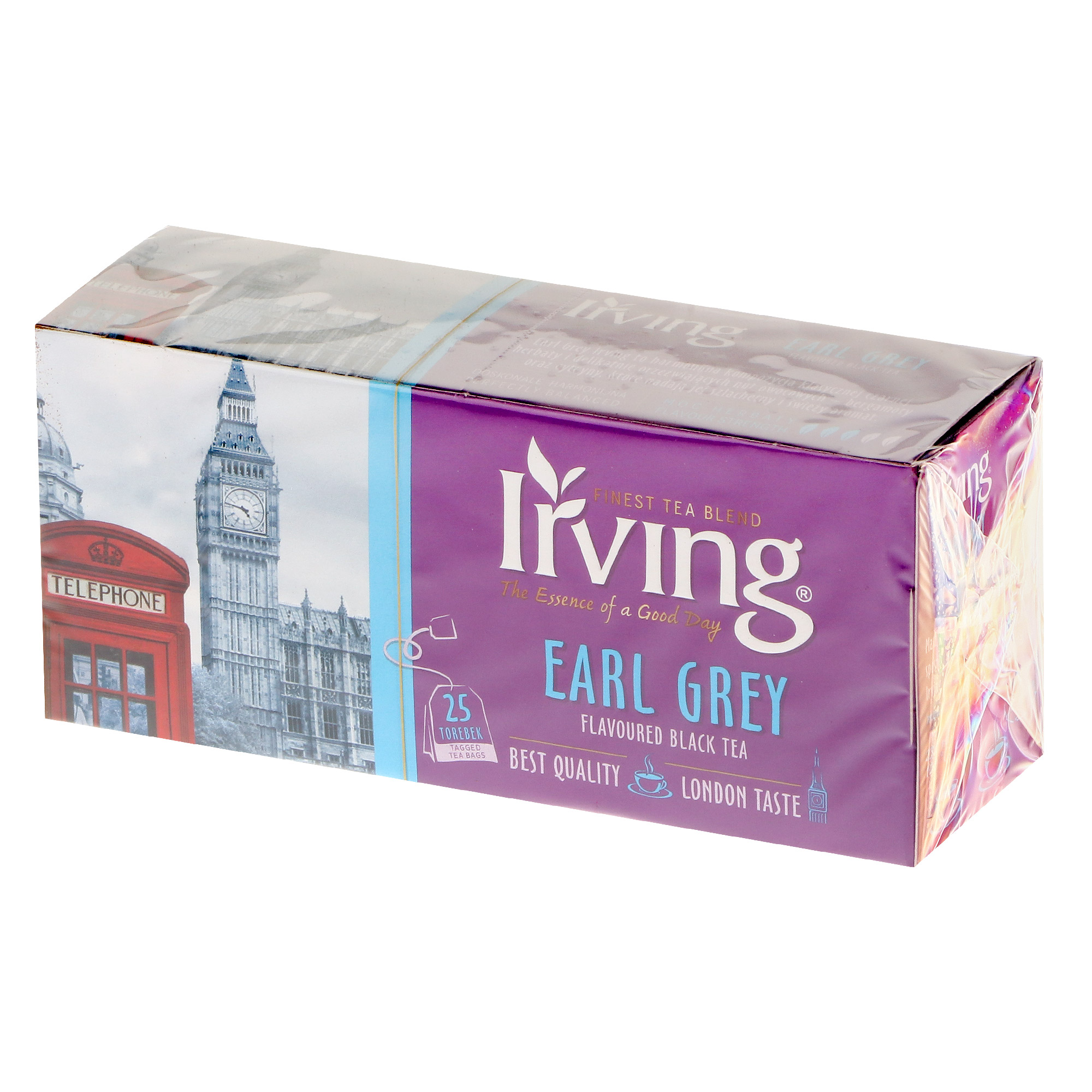 фото Чай черный irving earl grey, 25 пакетиков