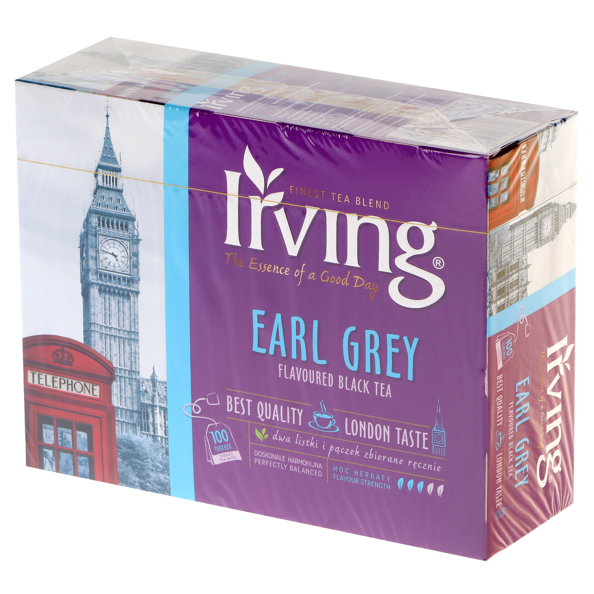 фото Чай черный irving earl grey, 100 пакетиков