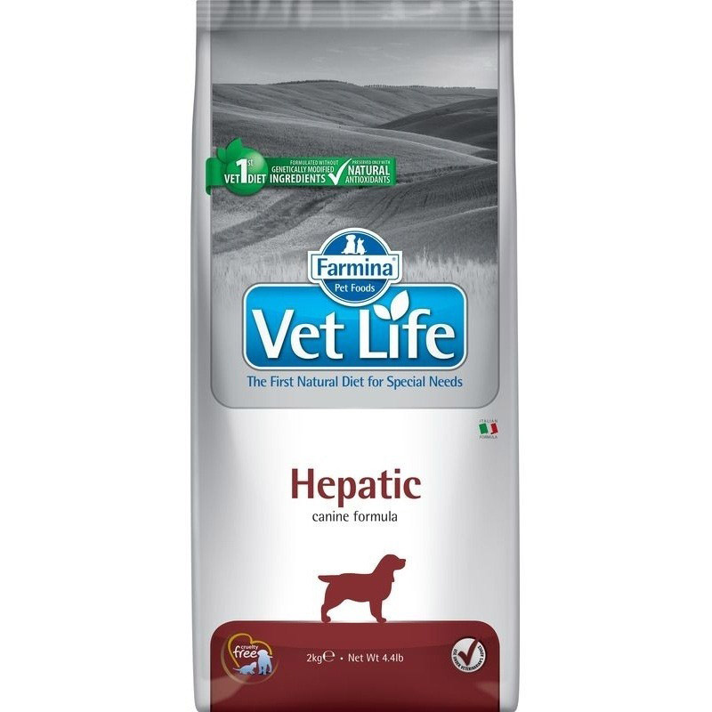 фото Корм для собак farmina vet life hepatic при заболеваниях печени 2 кг