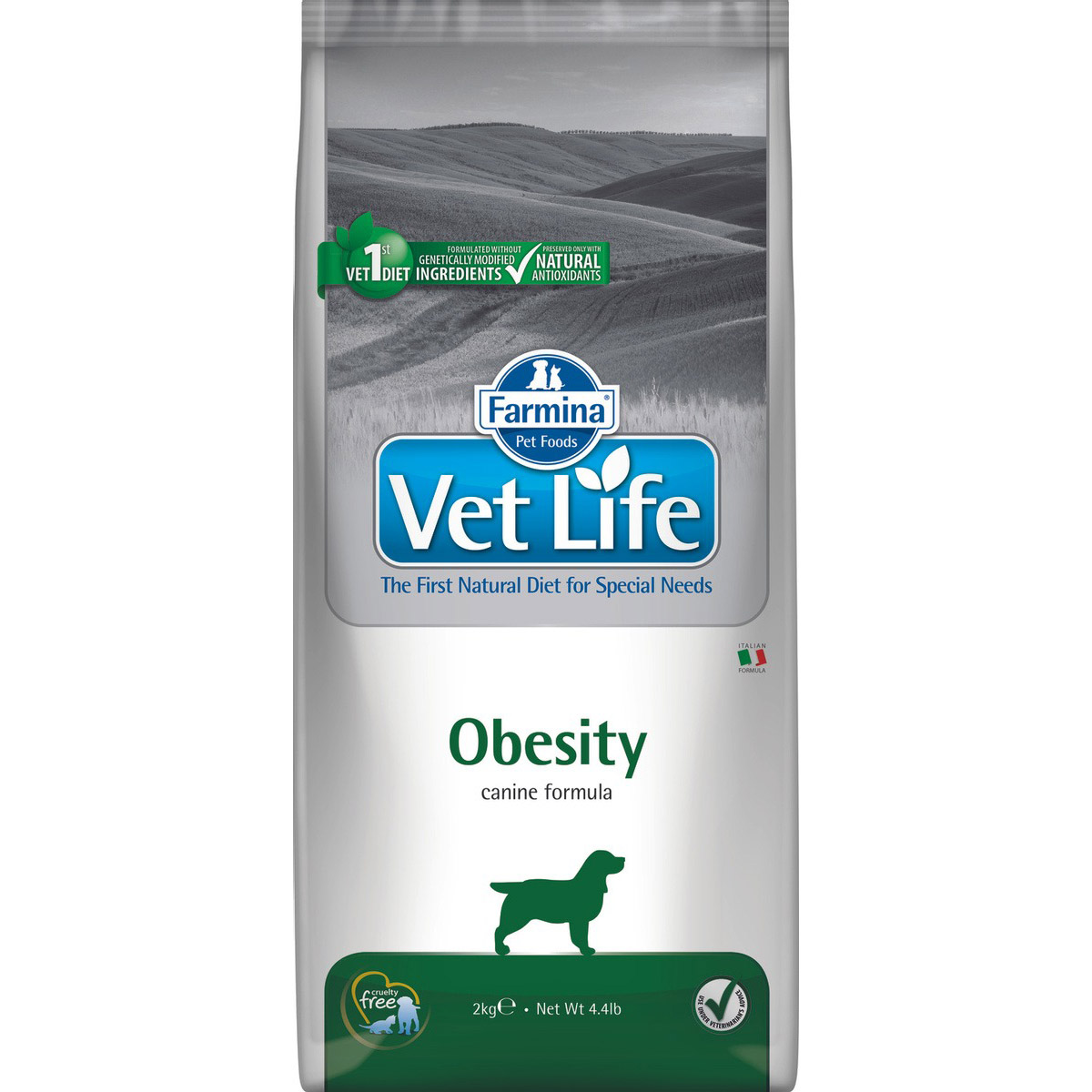 фото Корм для собак farmina vet life obesity при ожирении 2 кг