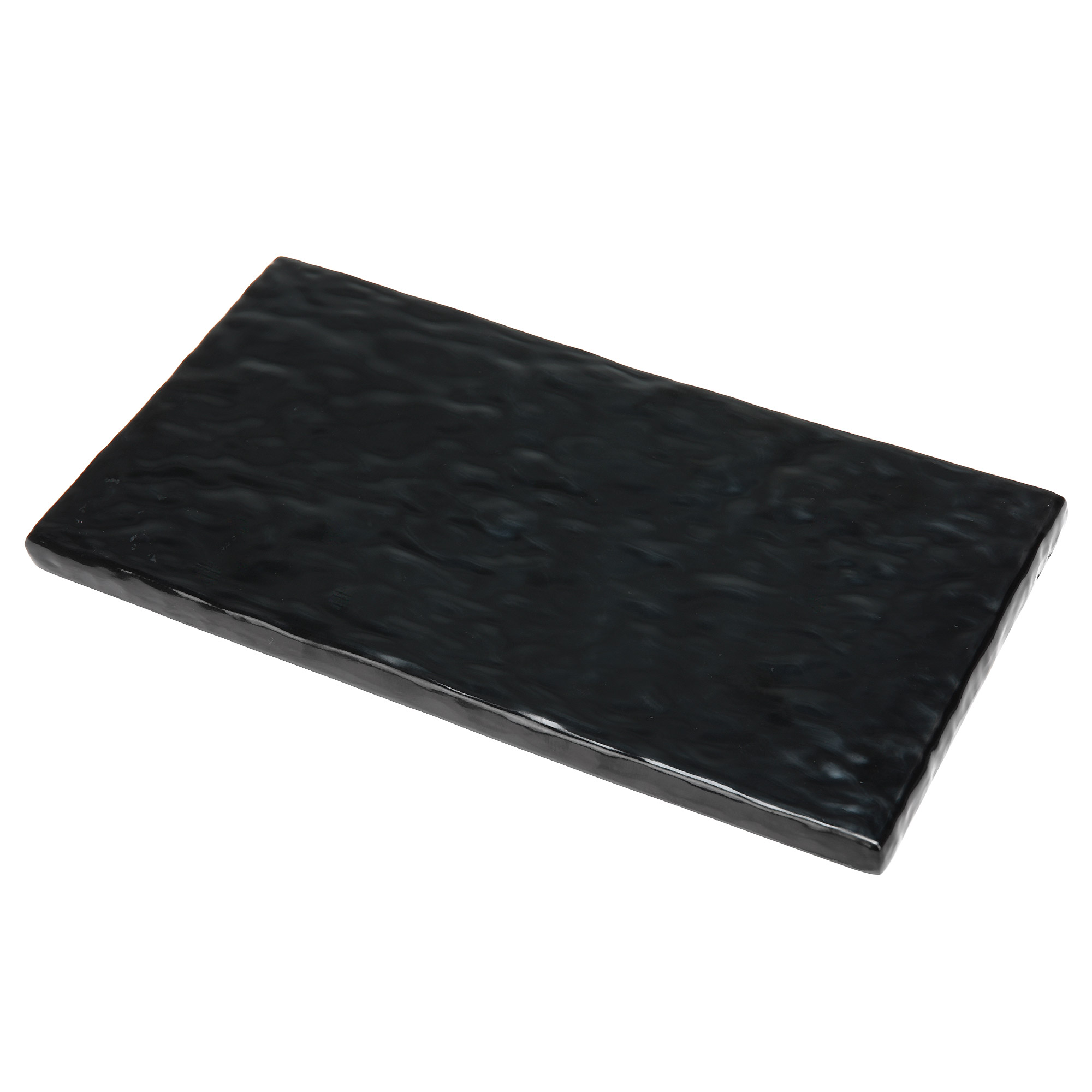 Блюдо черное Kulsan Stone 32,5х17,7 см, цвет черный - фото 1
