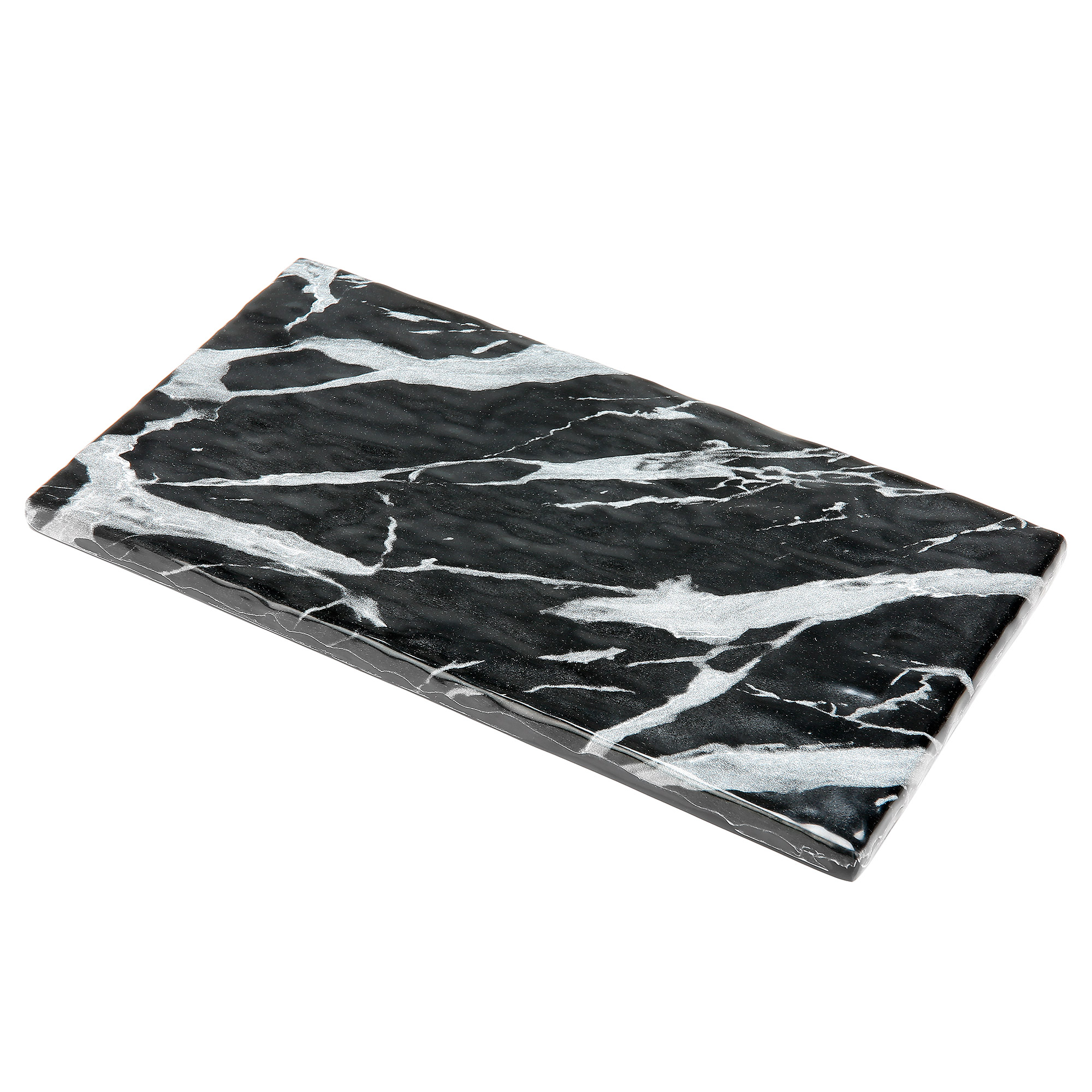 фото Блюдо черное kulsan marble 32,5х17,7 см