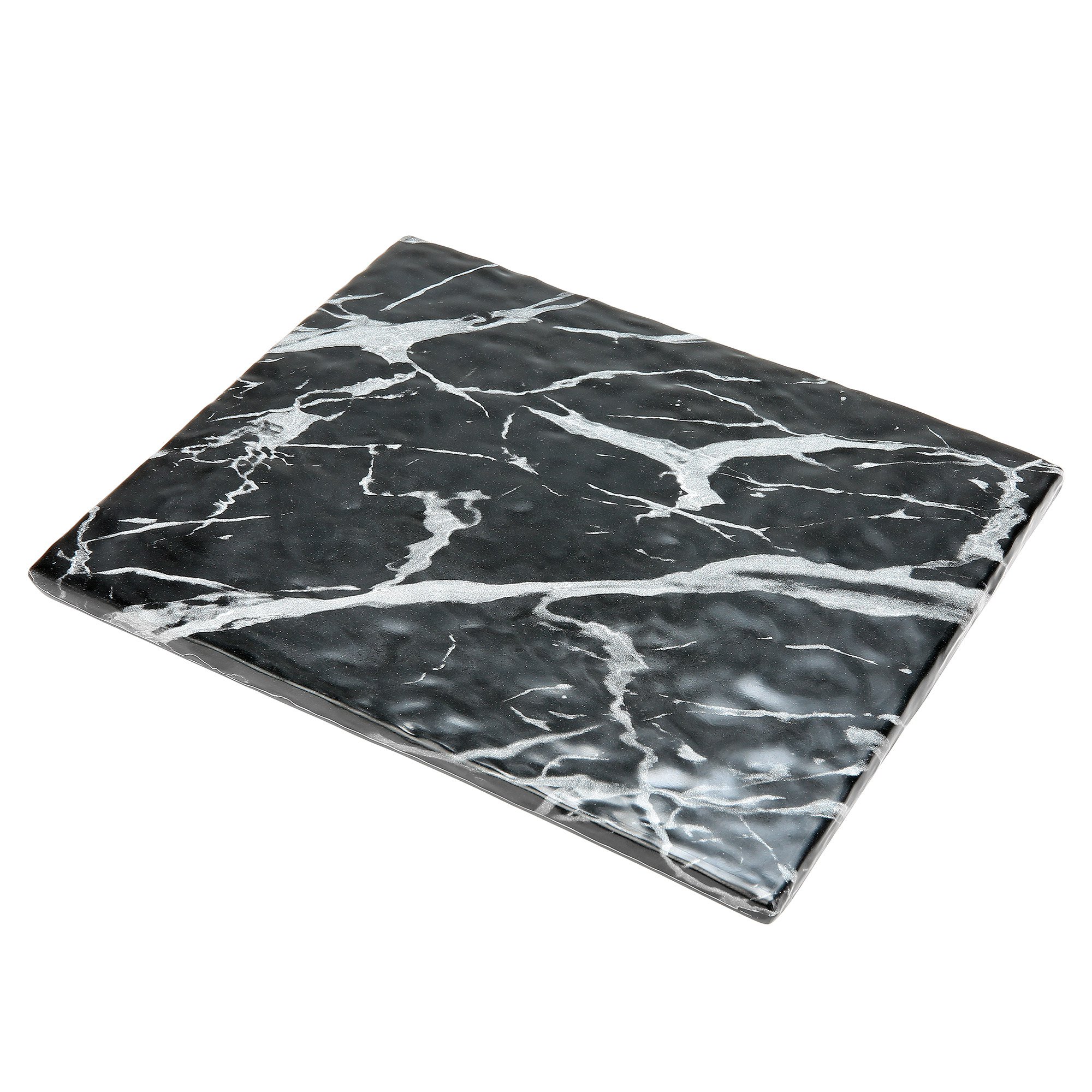 фото Блюдо черное kulsan marble 32,5х26,5 см