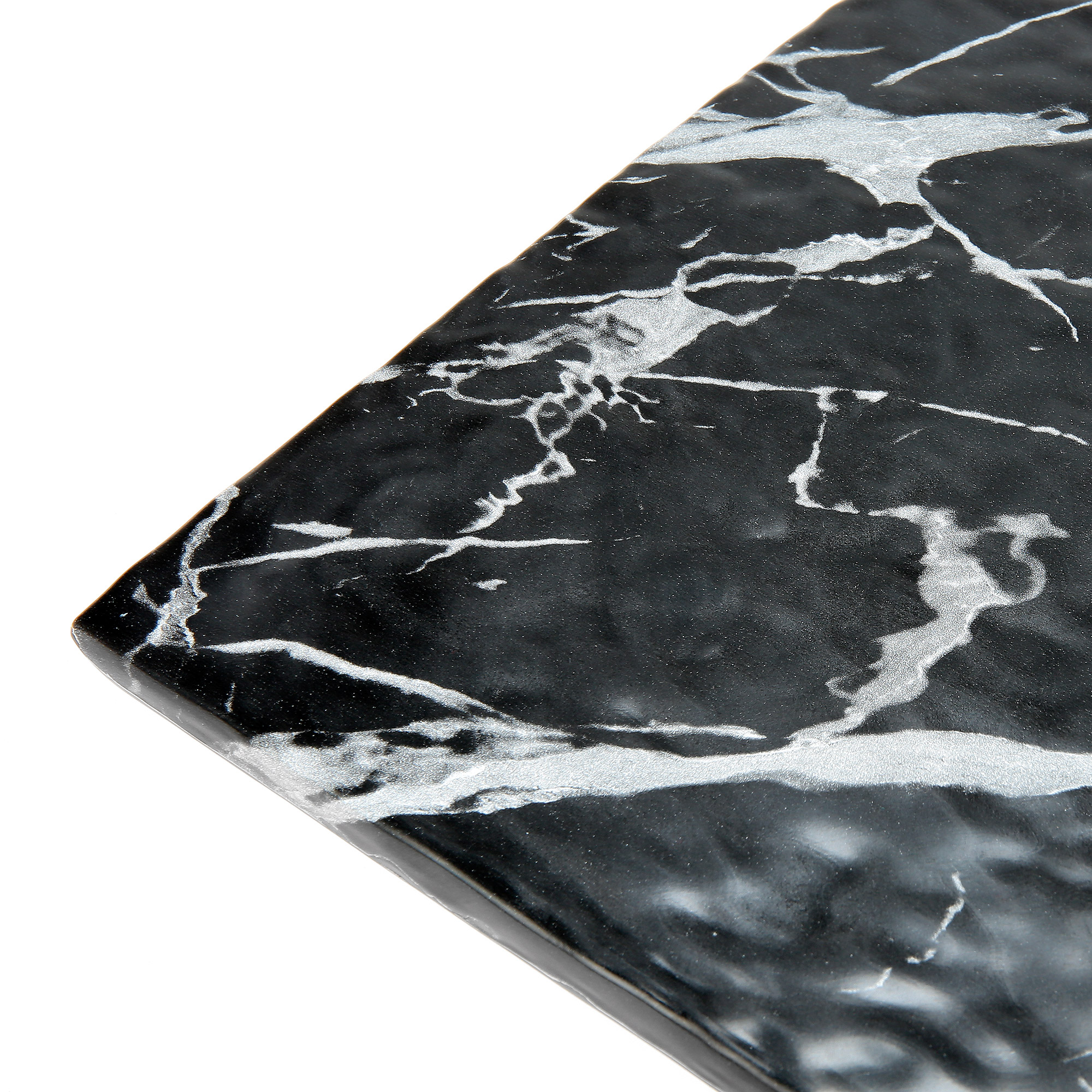 фото Блюдо черное kulsan marble 32,5х26,5 см