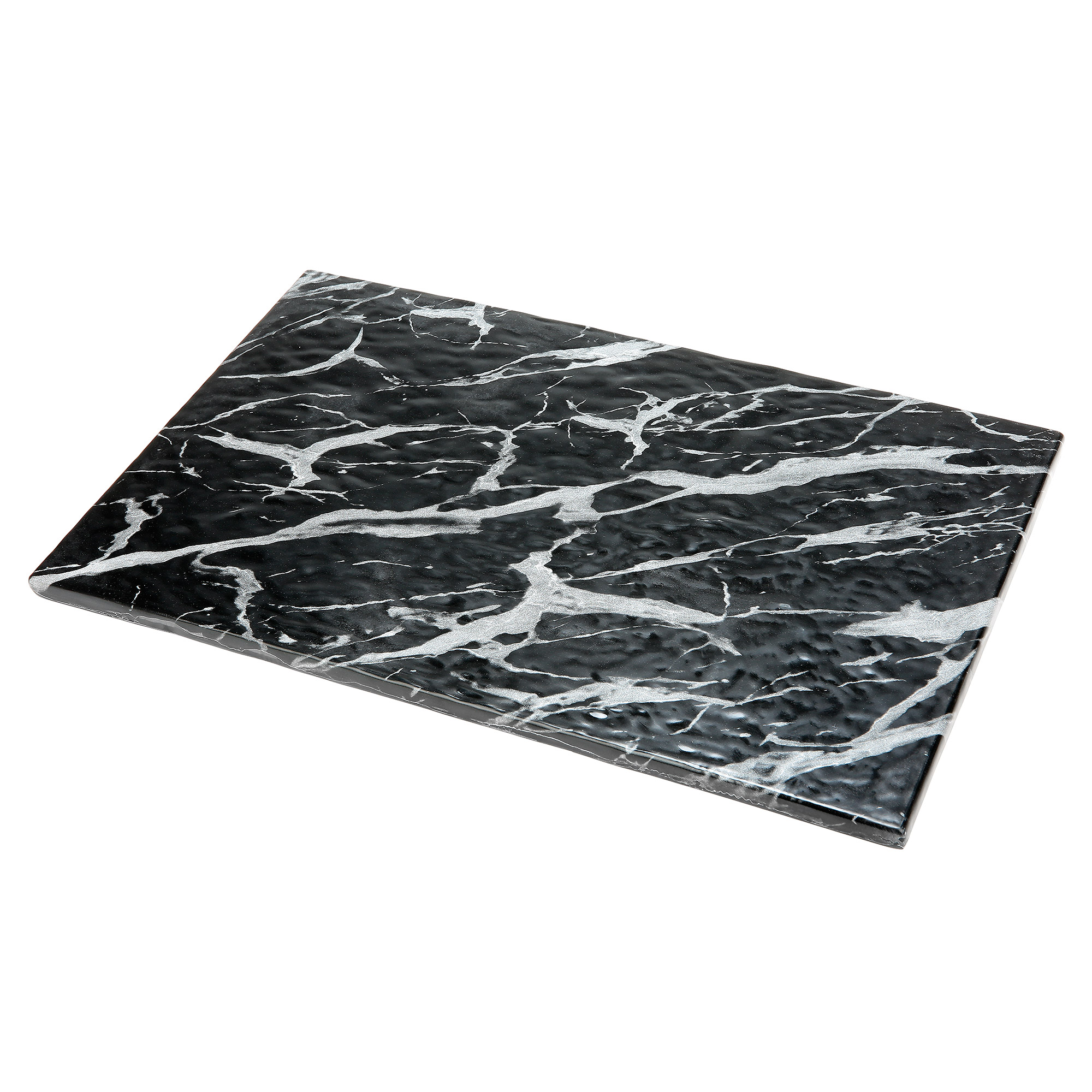 фото Блюдо черное kulsan marble 53х32,5 см