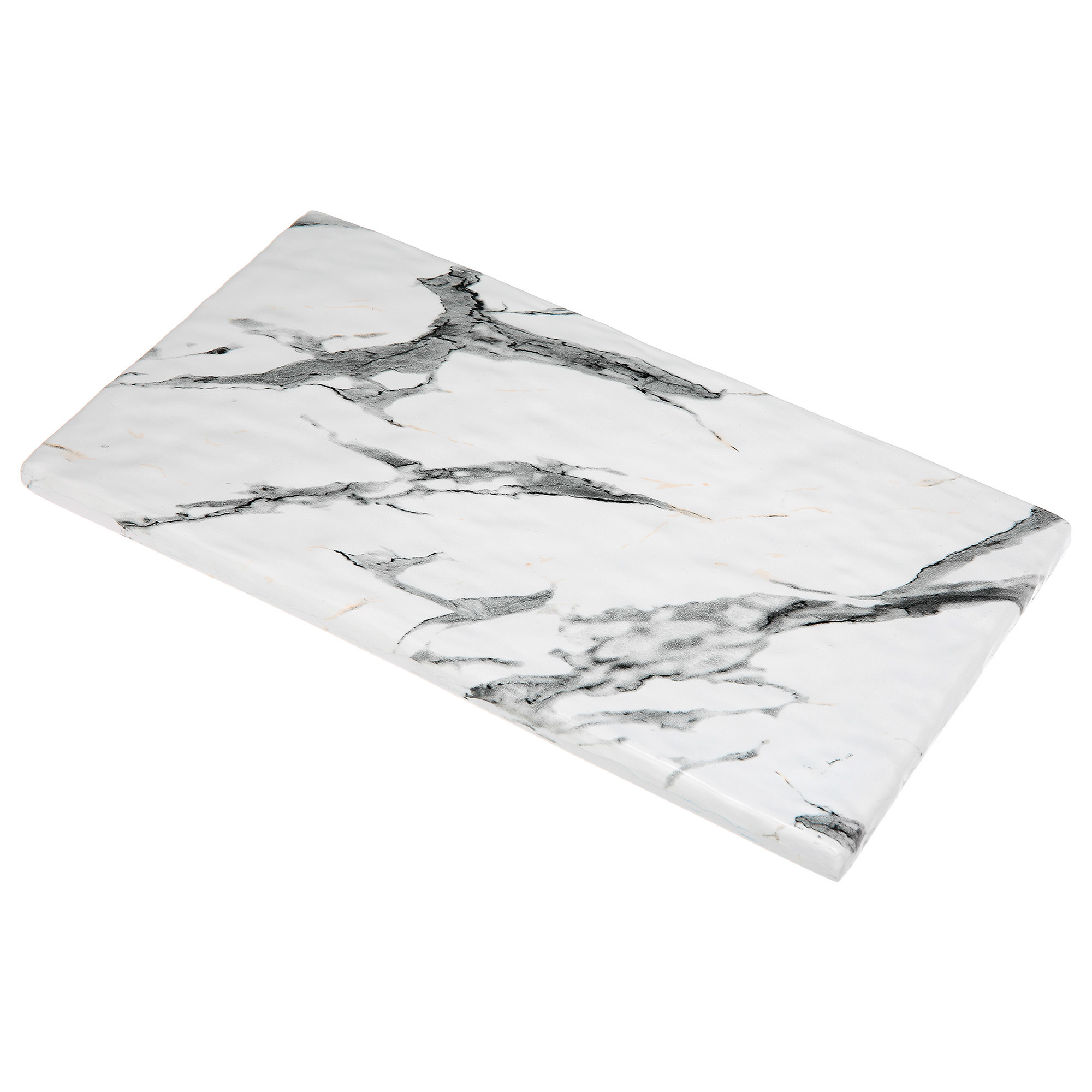 фото Блюдо kulsan white marble 17,7х32,5 см