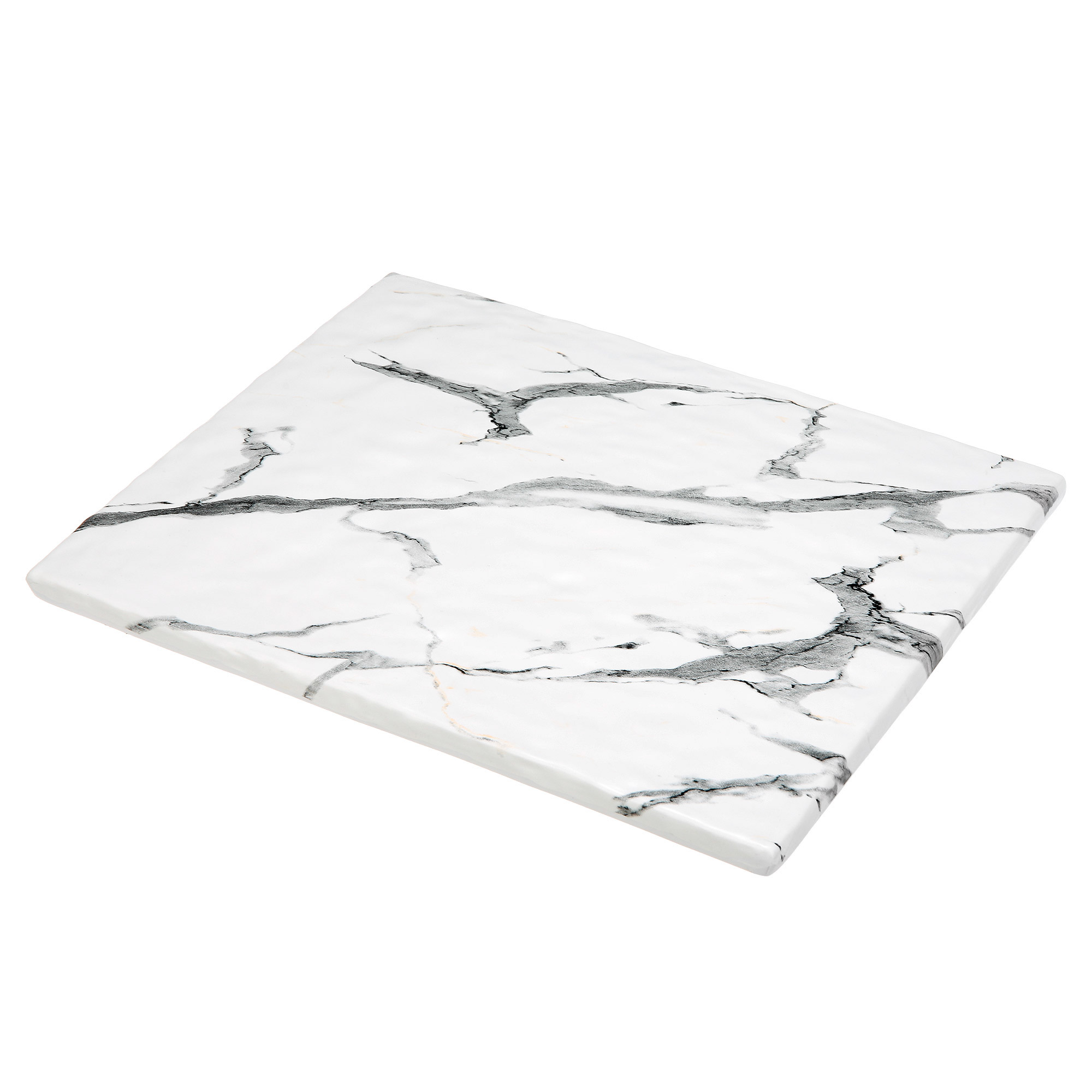 фото Блюдо kulsan white marble 26,5х32,5 см