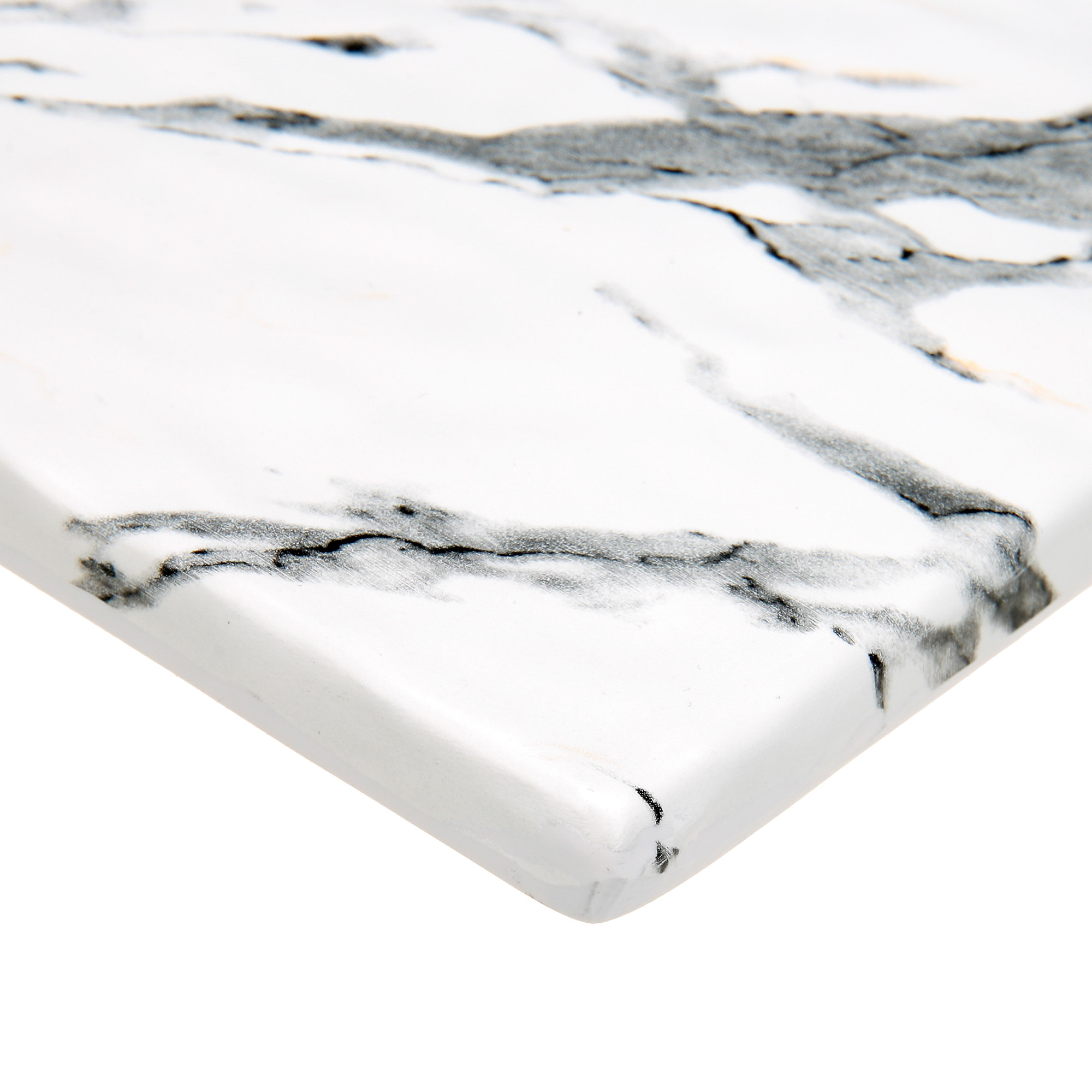 Блюдо Kulsan White Marble 26,5х32,5 см, цвет белый мрамор - фото 2