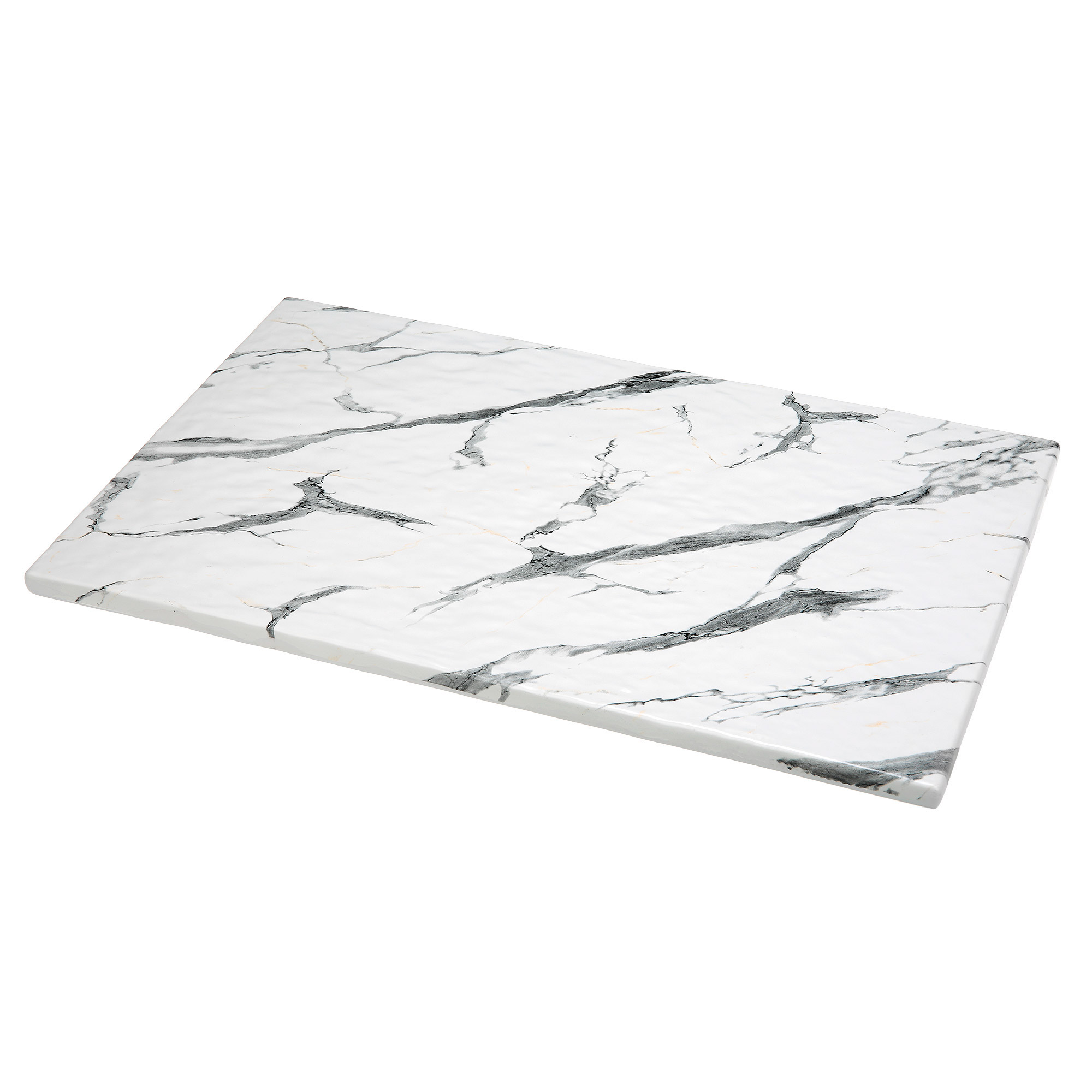 фото Блюдо kulsan white marble 53х32,5 см