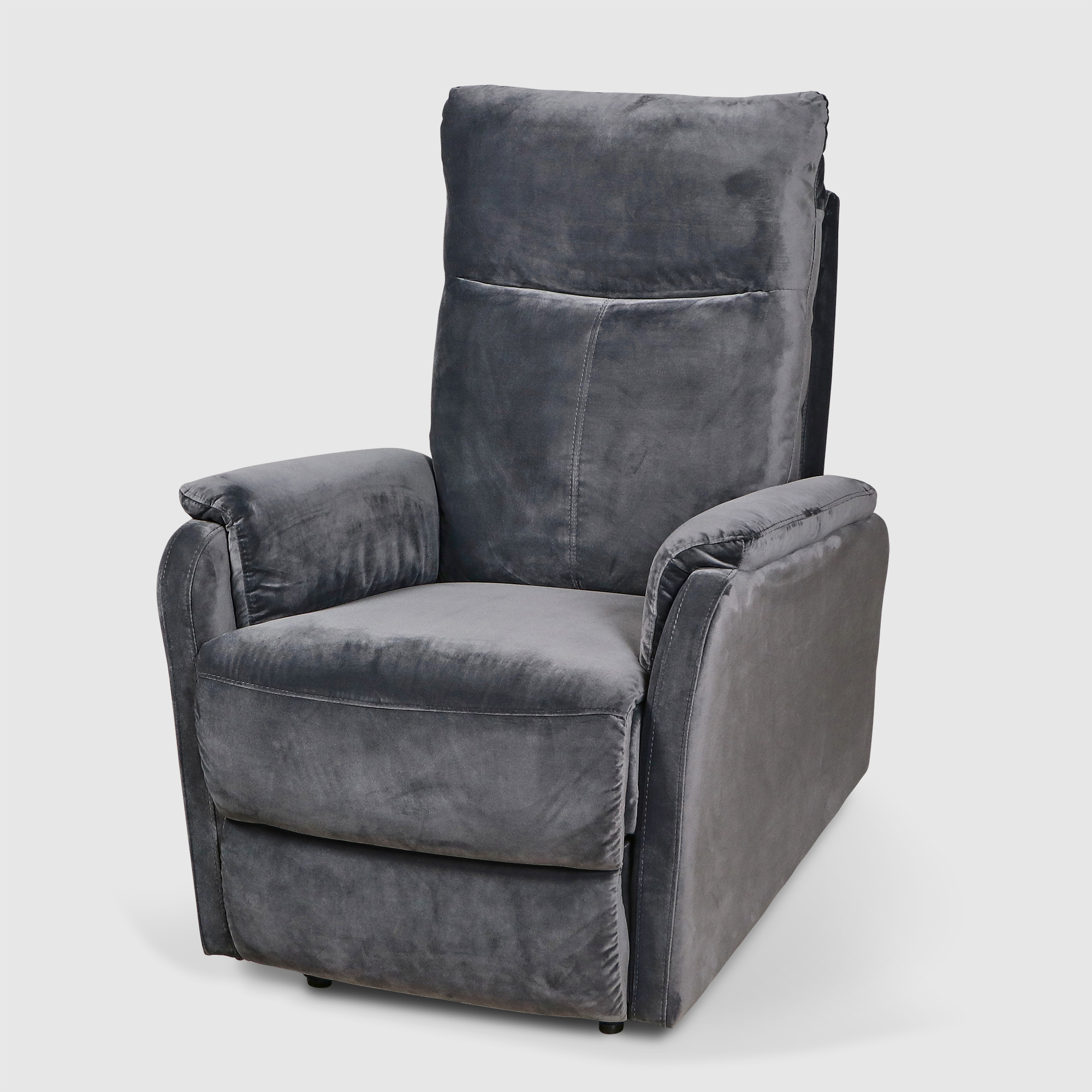 Кресло-реклайнер механическое Liyasi 71x90x101 см Серый - фото 1