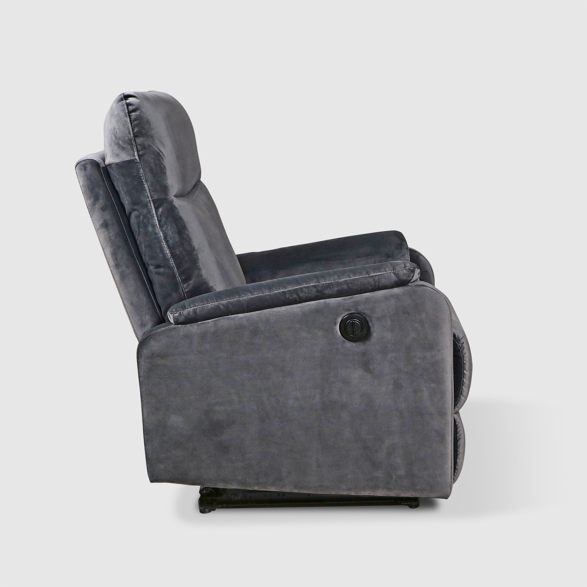 Кресло-реклайнер механическое Liyasi 71x90x101 см Серый - фото 4