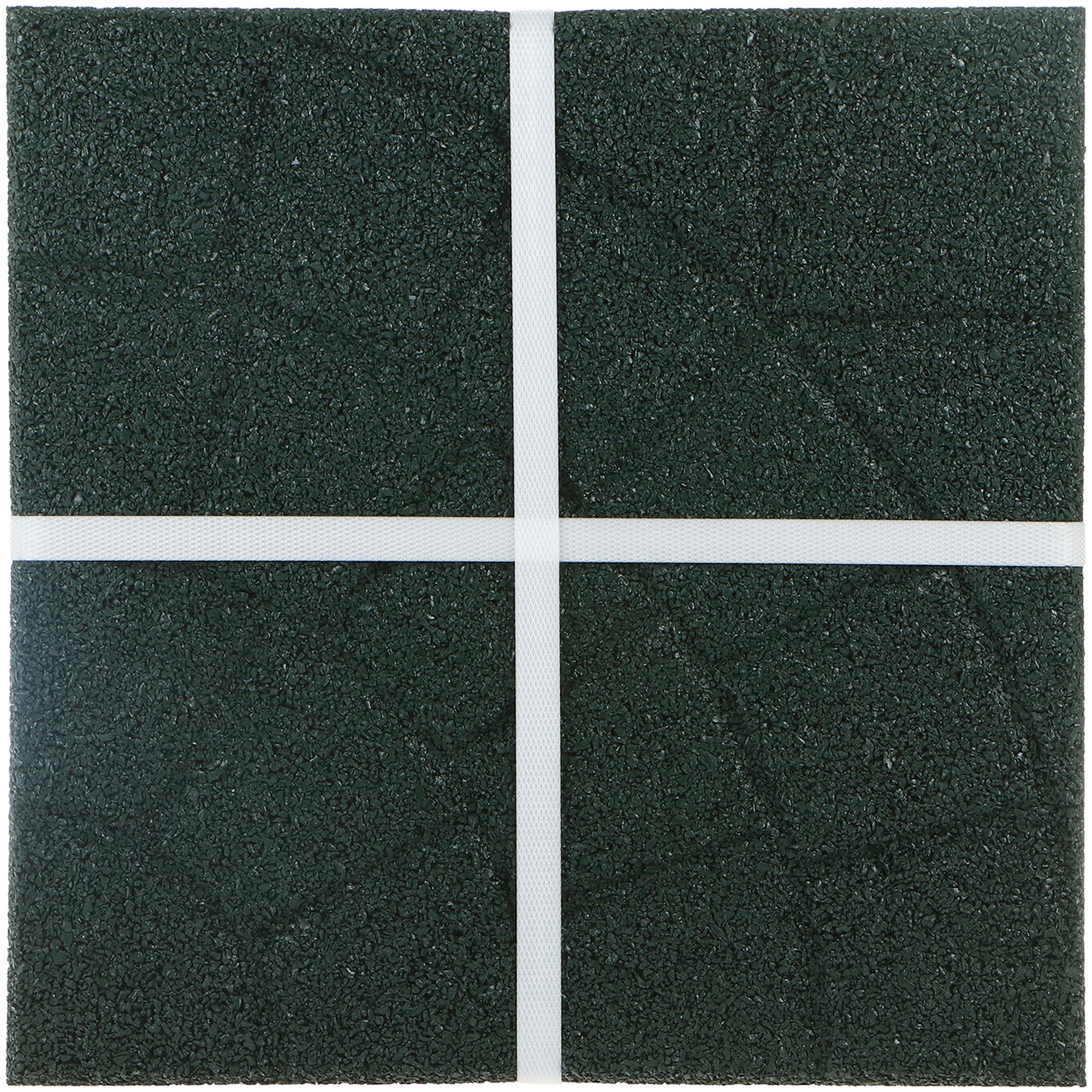 фото Плитка резиновая экогум паутинка 35х35см, толщина 20мм, цвет зеленый, 4шт/уп