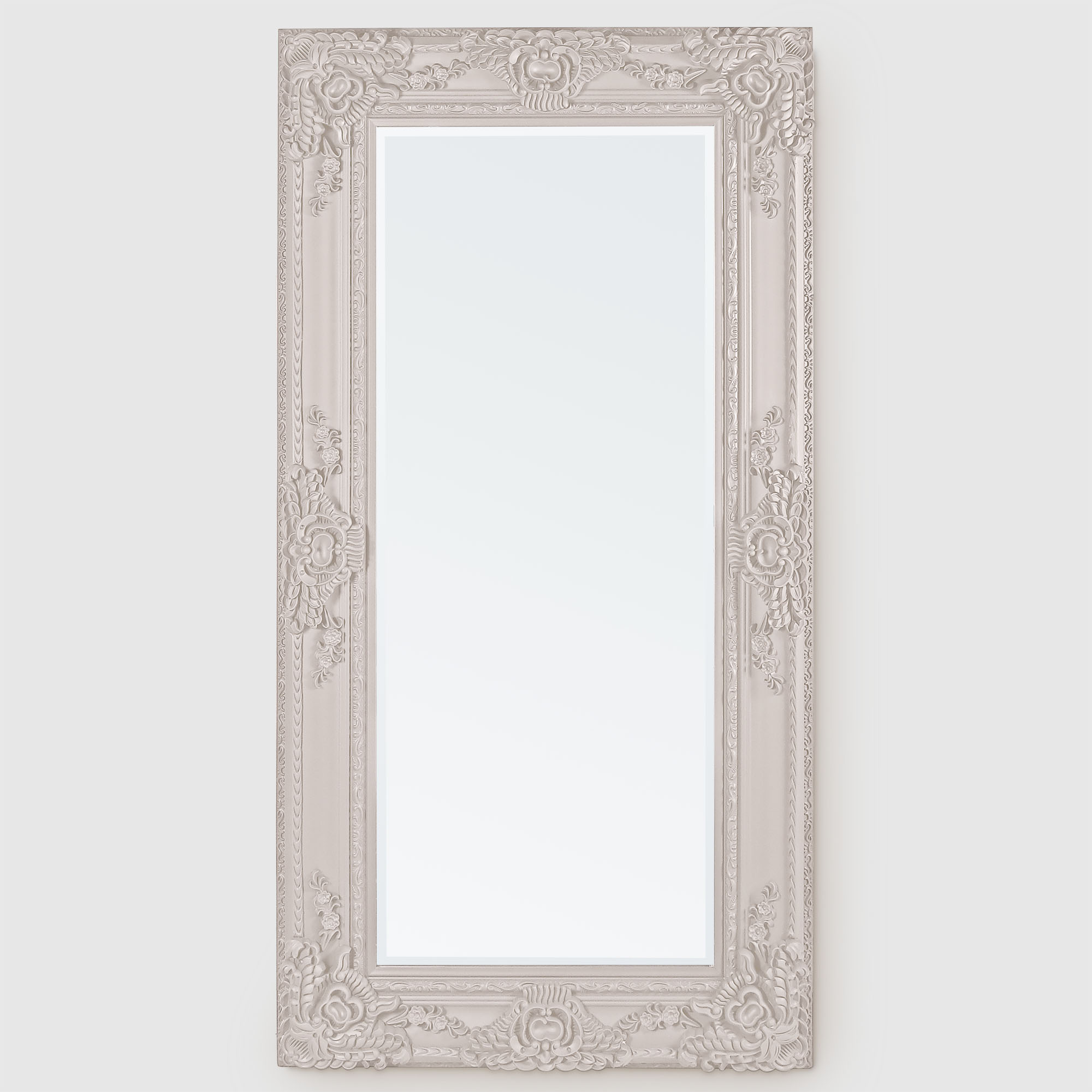 Зеркало Qingdao Besty белая рама 90х175 см