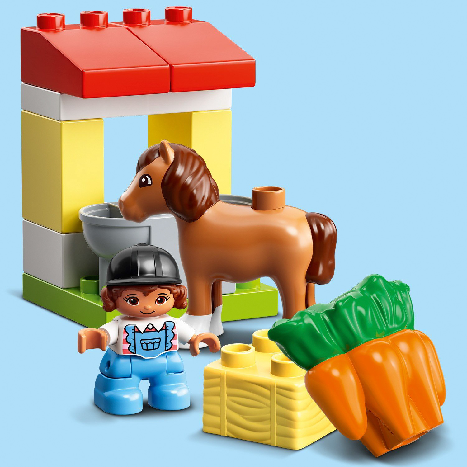 фото Конструктор lego duplo town конюшня для лошади и пони 10951