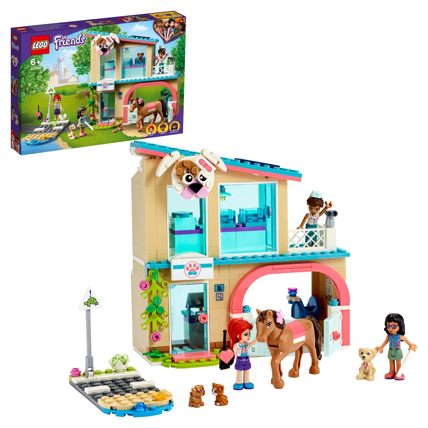 фото Конструктор lego friends ветеринарная клиника хартлейк-сити 41446