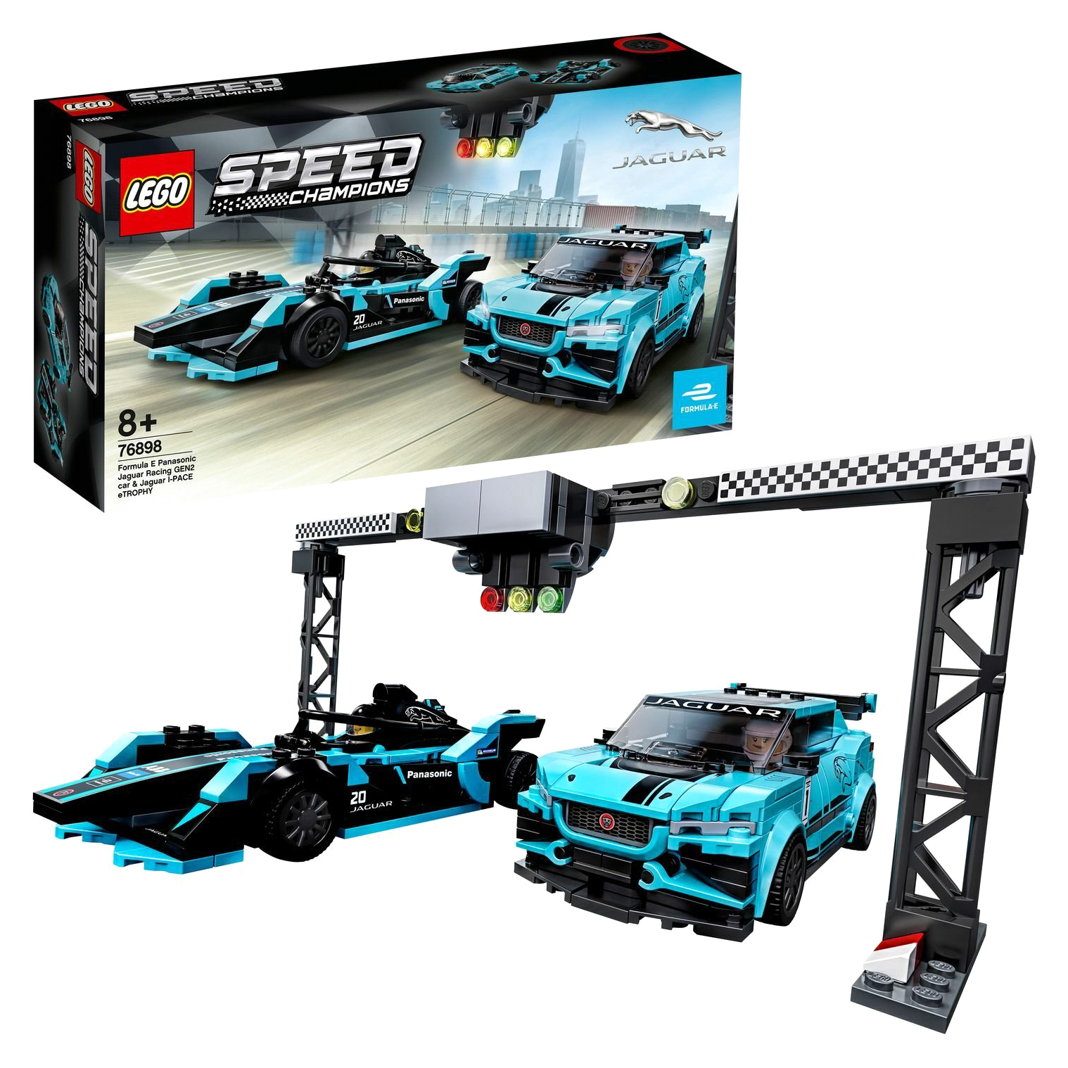 фото Конструктор lego speed champions formula e panasonic jaguar racing gen2 car jaguar i-pace etrophy 76898