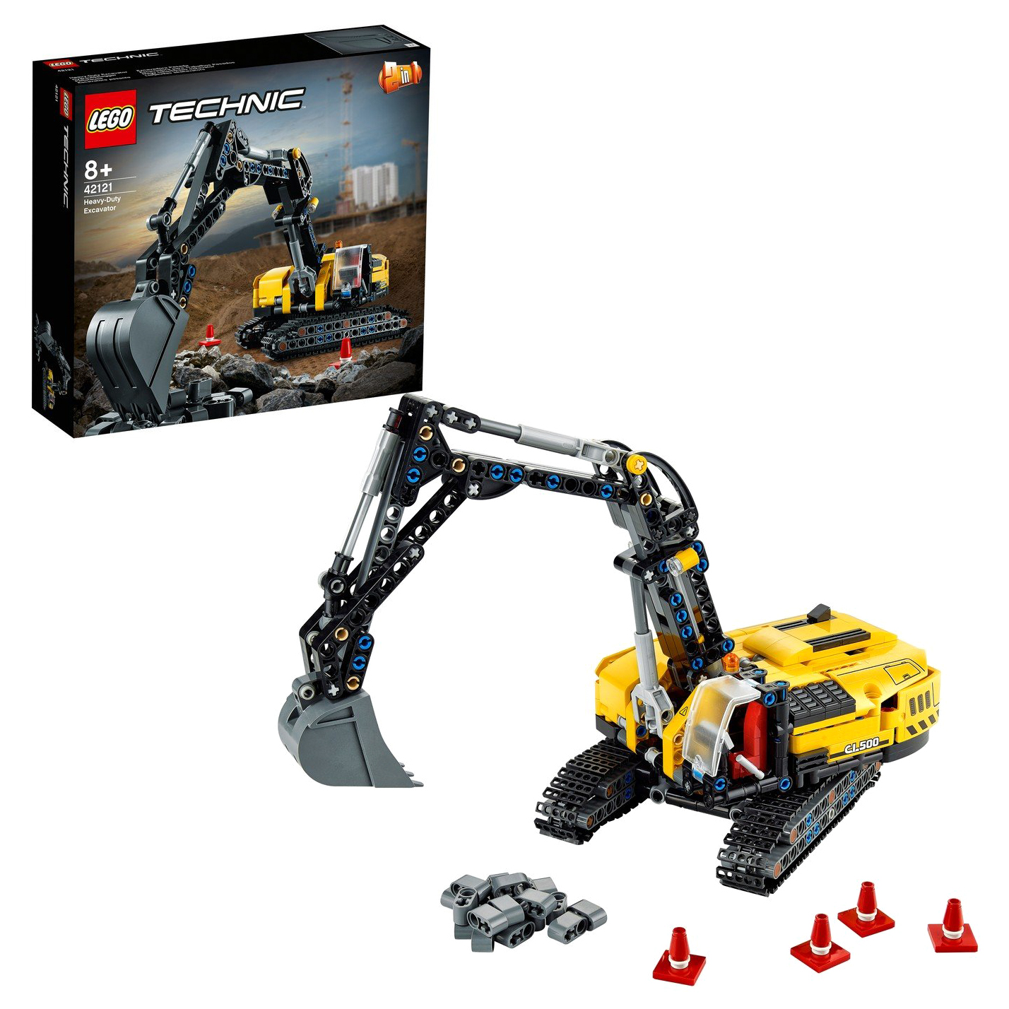 фото Конструктор lego technic тяжелый экскаватор 42121