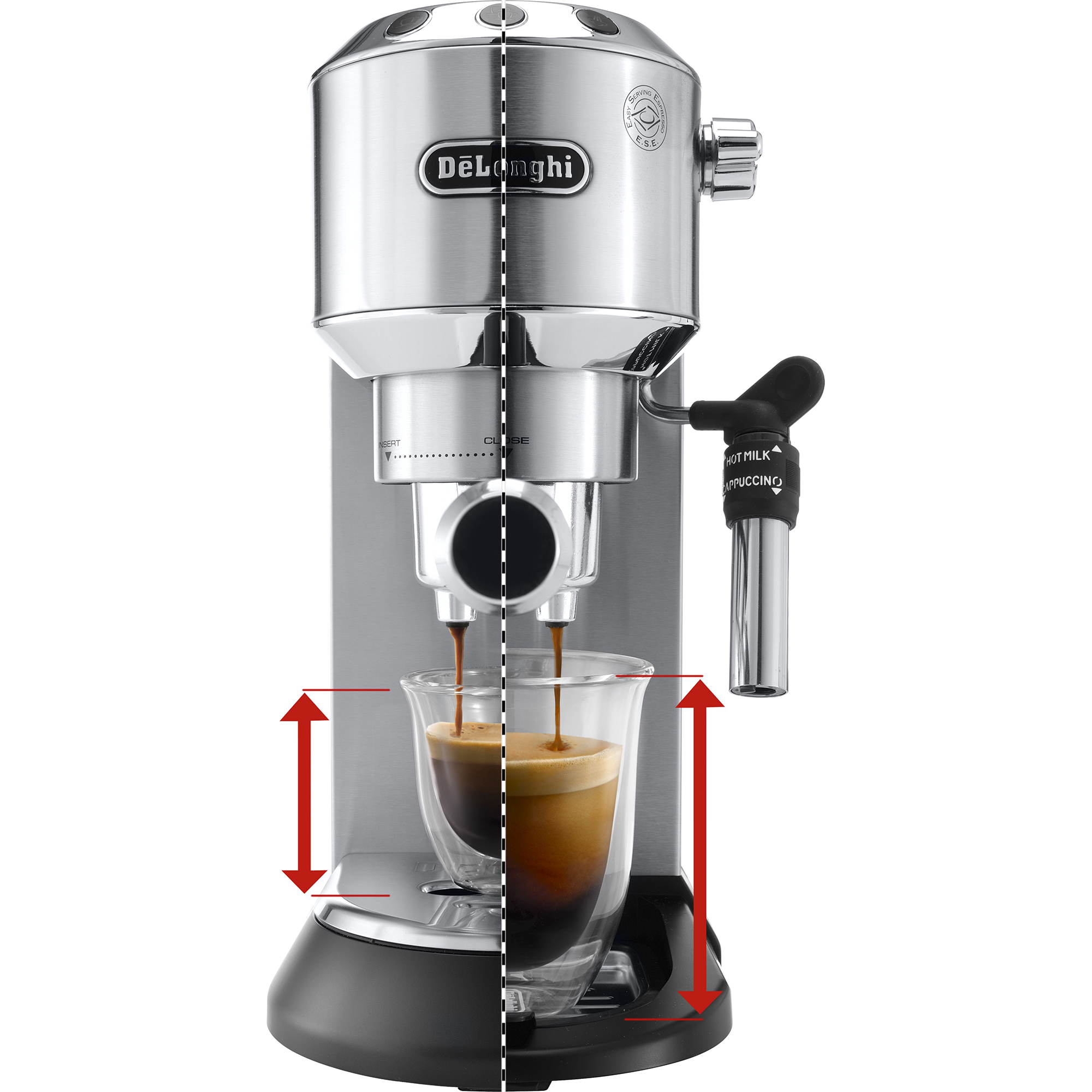 Кофеварка De'Longhi Dedica EC685.M серебристый