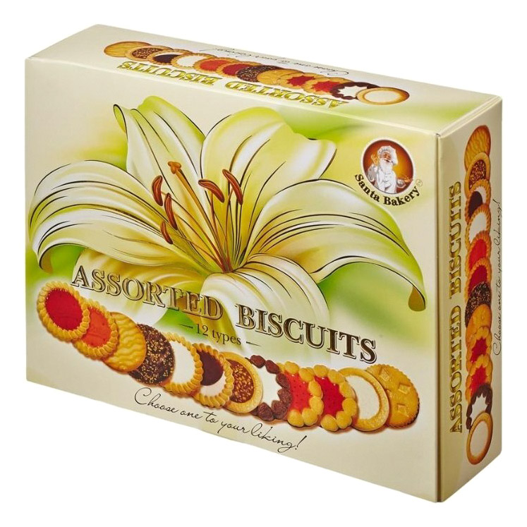 Печенье Santa Bakery Assorted Biscuits 750 г