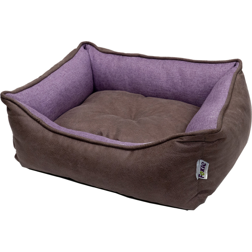 Лежак для животных Foxie Color 60x50x18 см фиолетовый, размер для малых пород, для средних пород - фото 1
