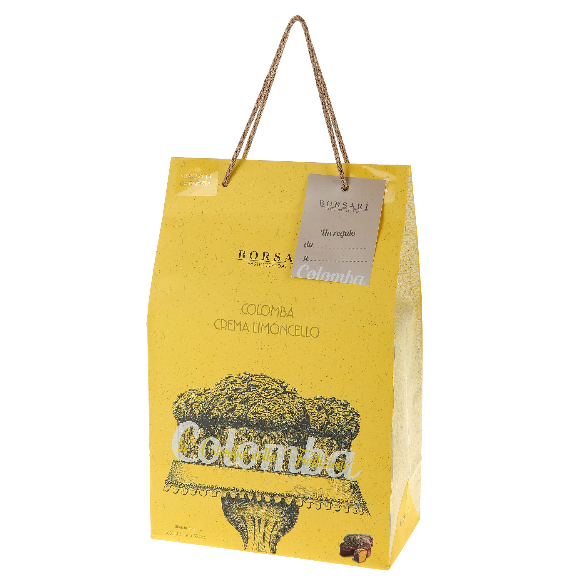 Кекс Borsari Colombo с лимончелло, 1 кг