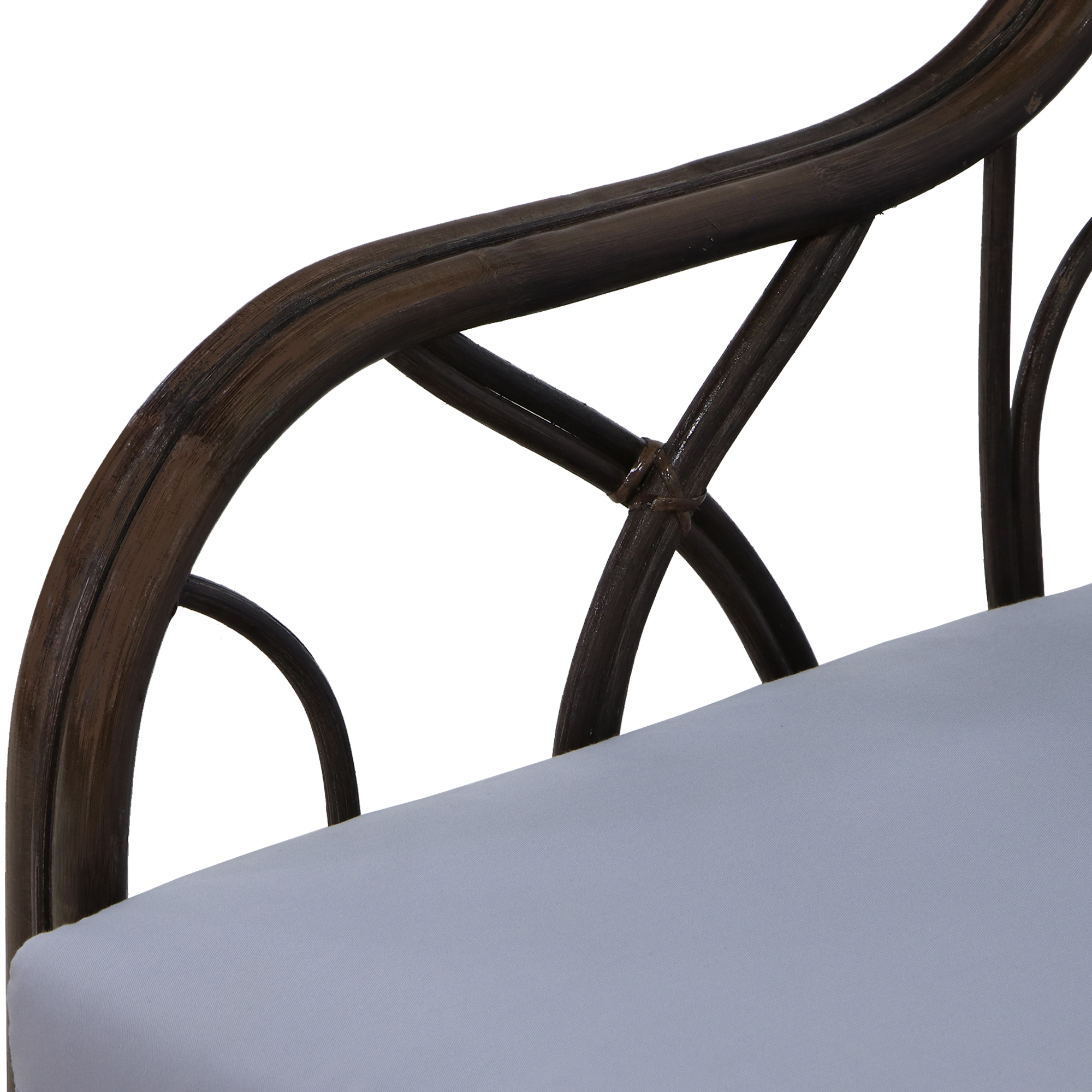 фото Кресло-качалка rattan grand brown с подушками