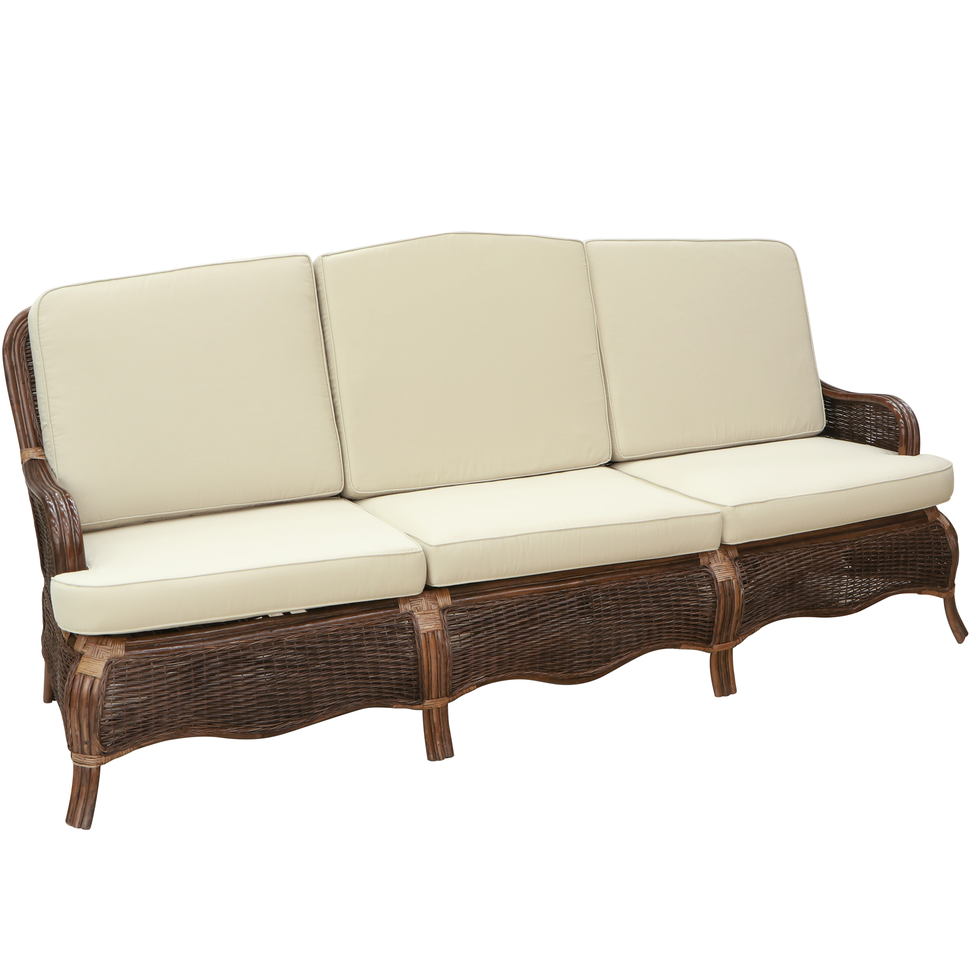 Комплект мебели Rattan grand Manchester medium brown с подушками 5 предметов, цвет коричневый - фото 3