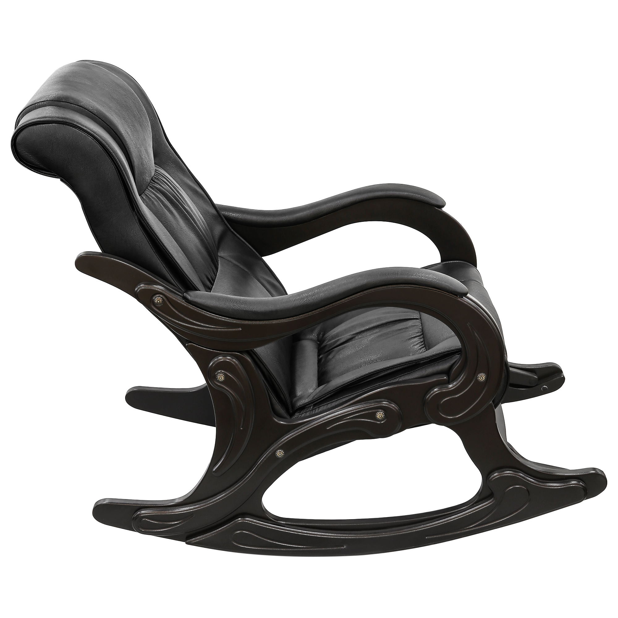 Кресло-качалка Комфорт-мебель Патрисия венге дунди 109, цвет тёмно-коричневый - фото 2