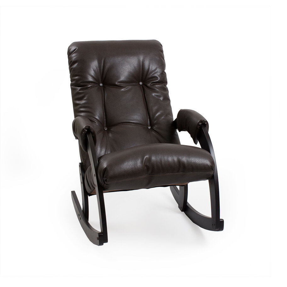 Кресло-качалка Комфорт-мебель Эмбер Венге Амбер, цвет чёрный - фото 1