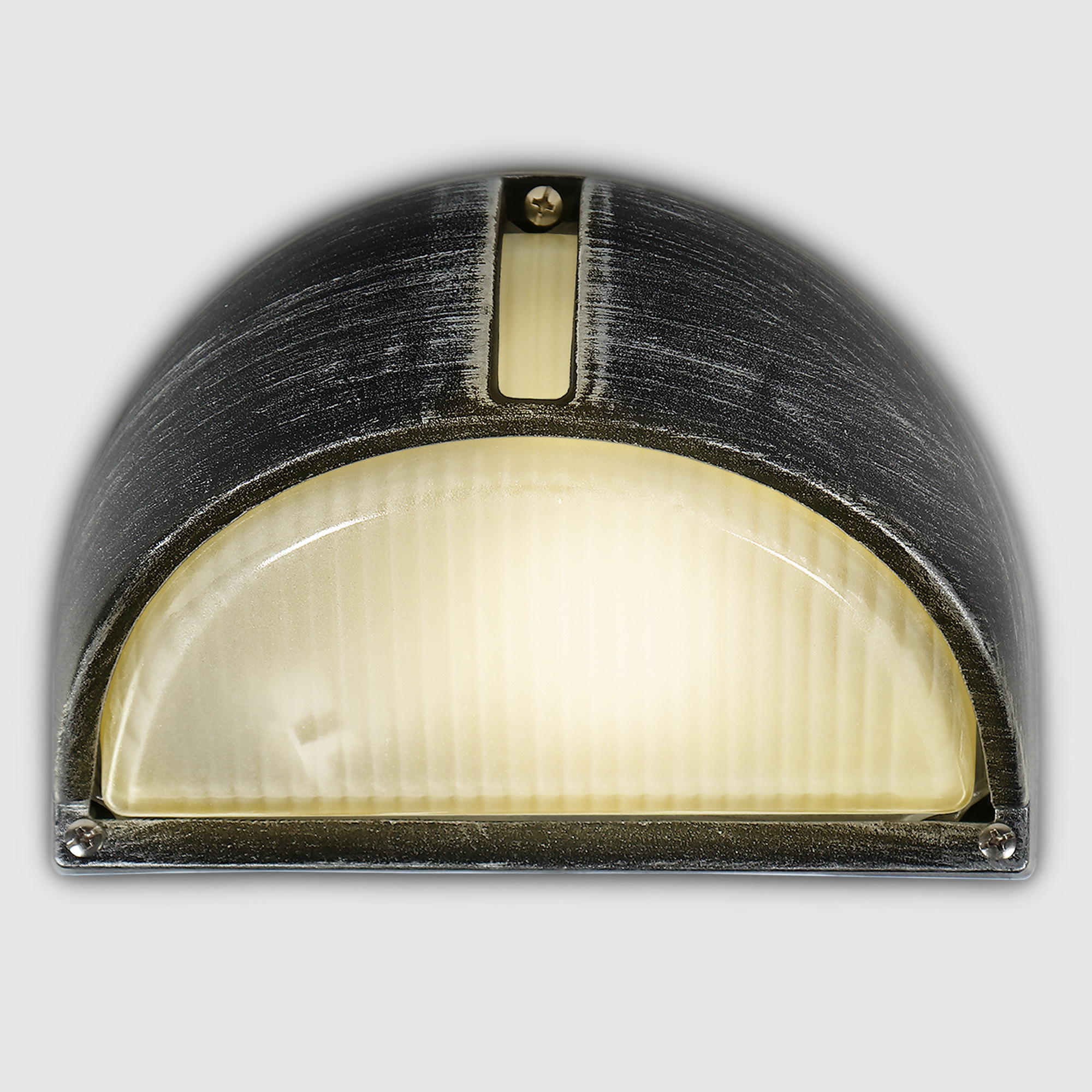 Светильник садовый Amber Lamp 6801LB настенный IP44 E27 100Вт, черное серебро - фото 2