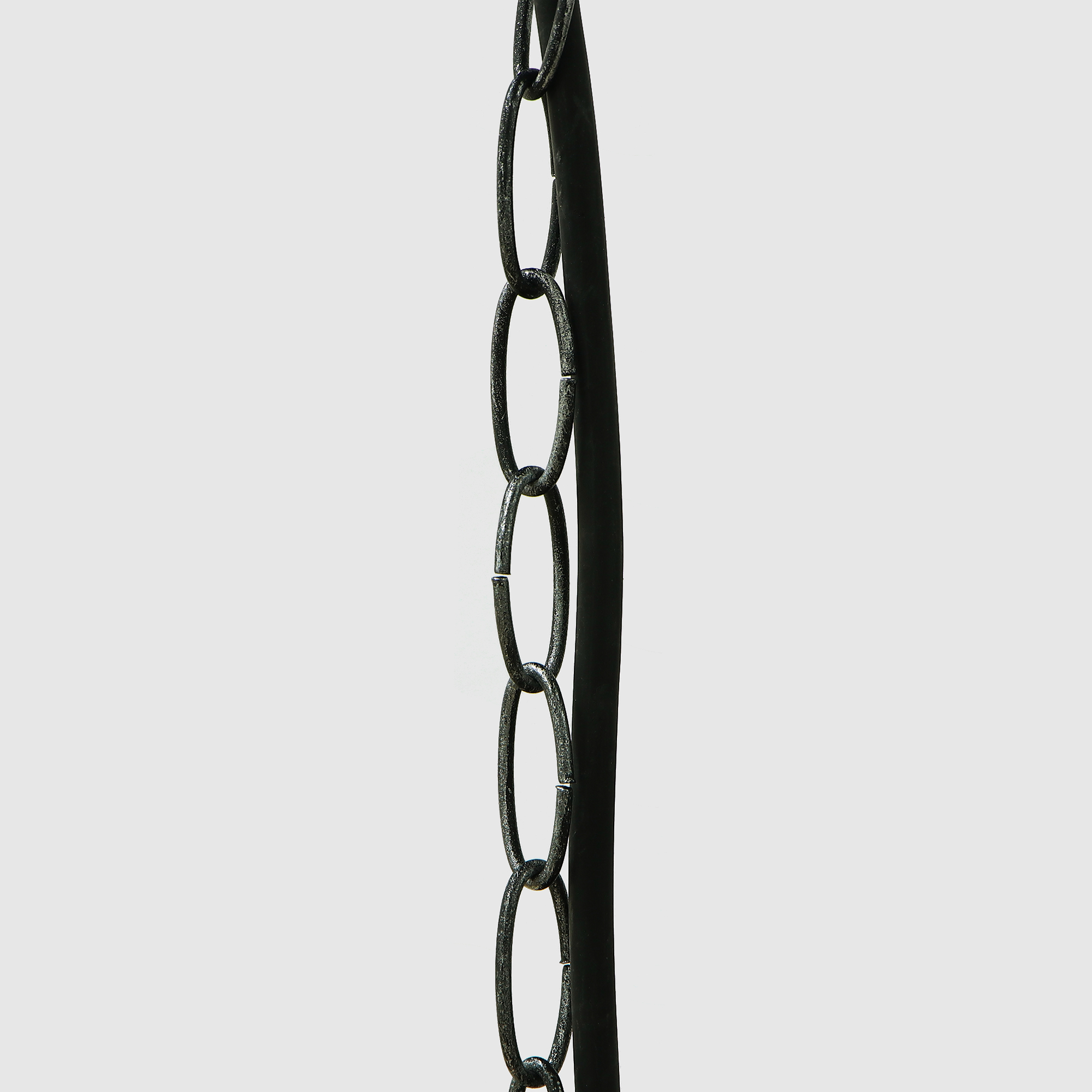 Светильник подвесной Amber Lamp садовый 8005LB черное серебро - фото 5